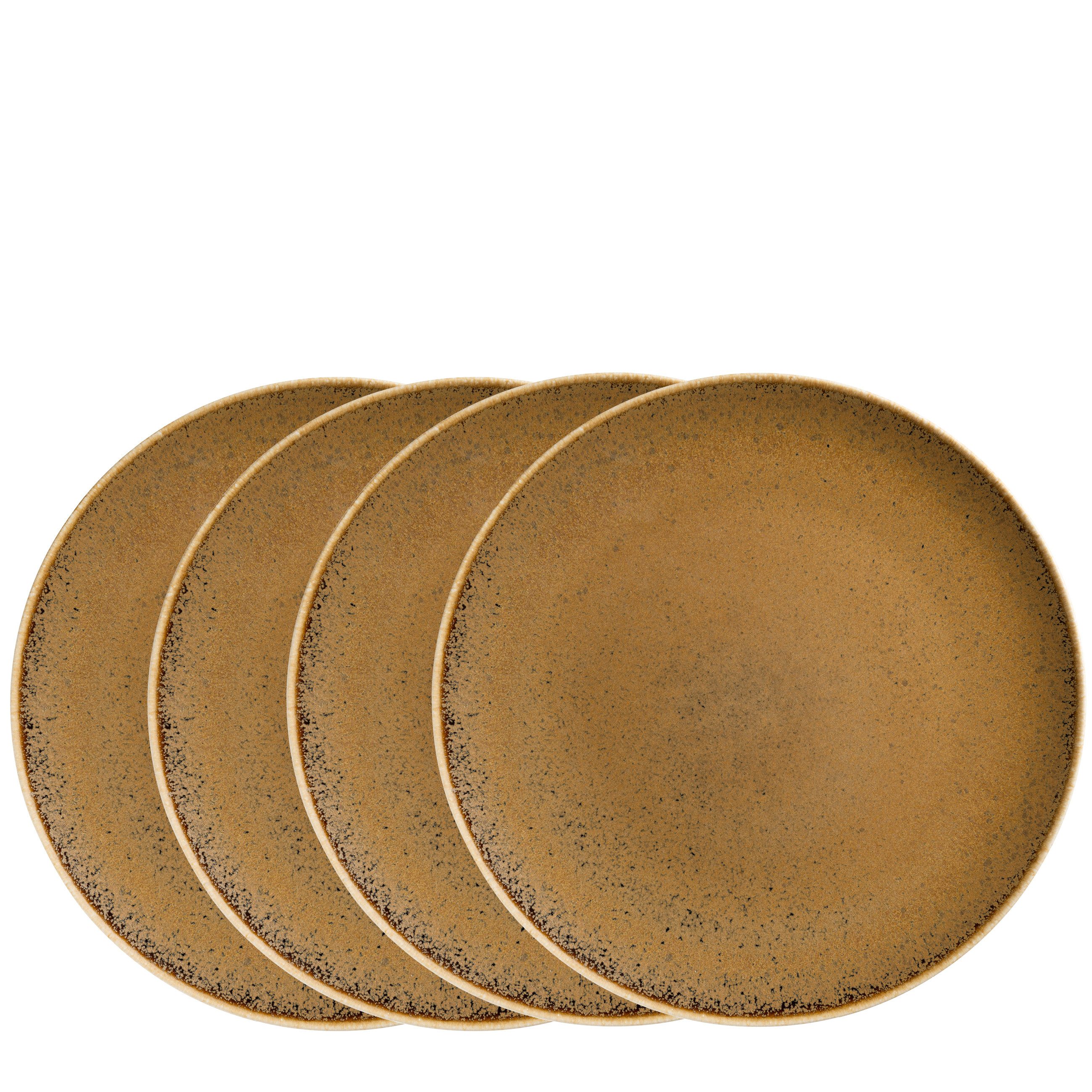 MÄSER Teller-Set Grumpy (4-tlg), 4 Personen, Porzellan