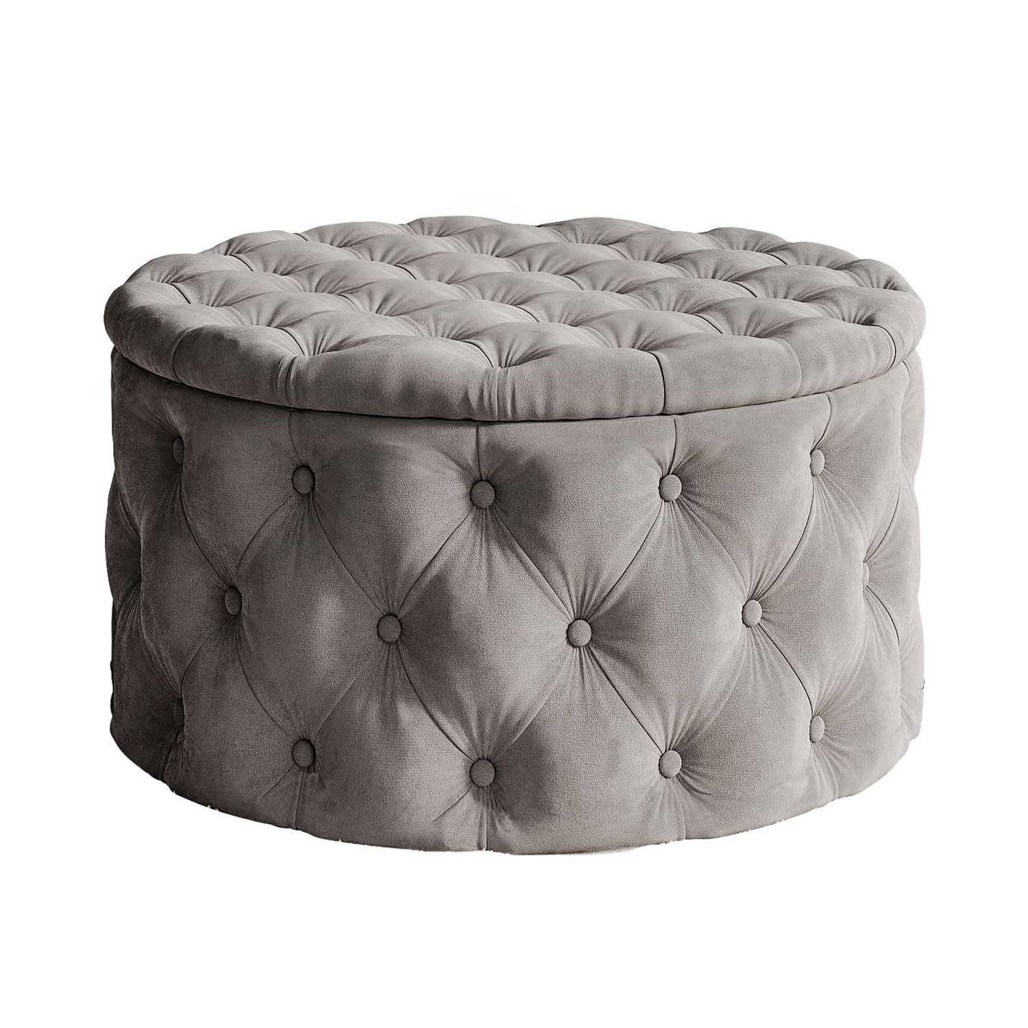 Lookway Hocker CHESTERFIELD runder gesteppter mit günstig online kaufen