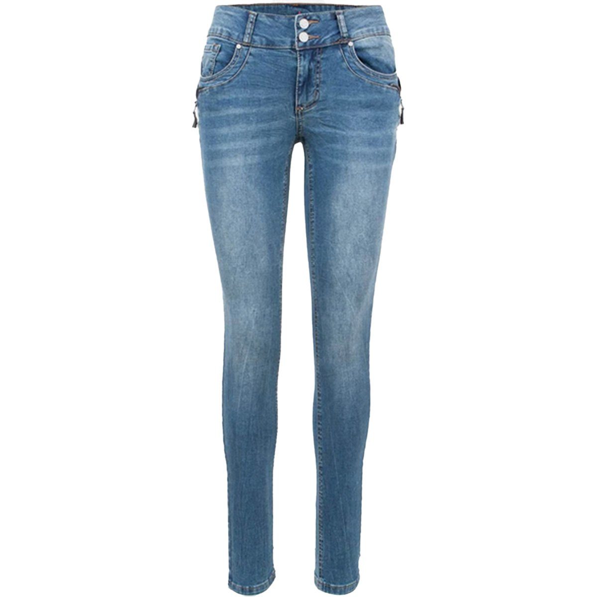 Buena Vista 5-Pocket-Jeans Tummyless-Z Stretch, mid stone