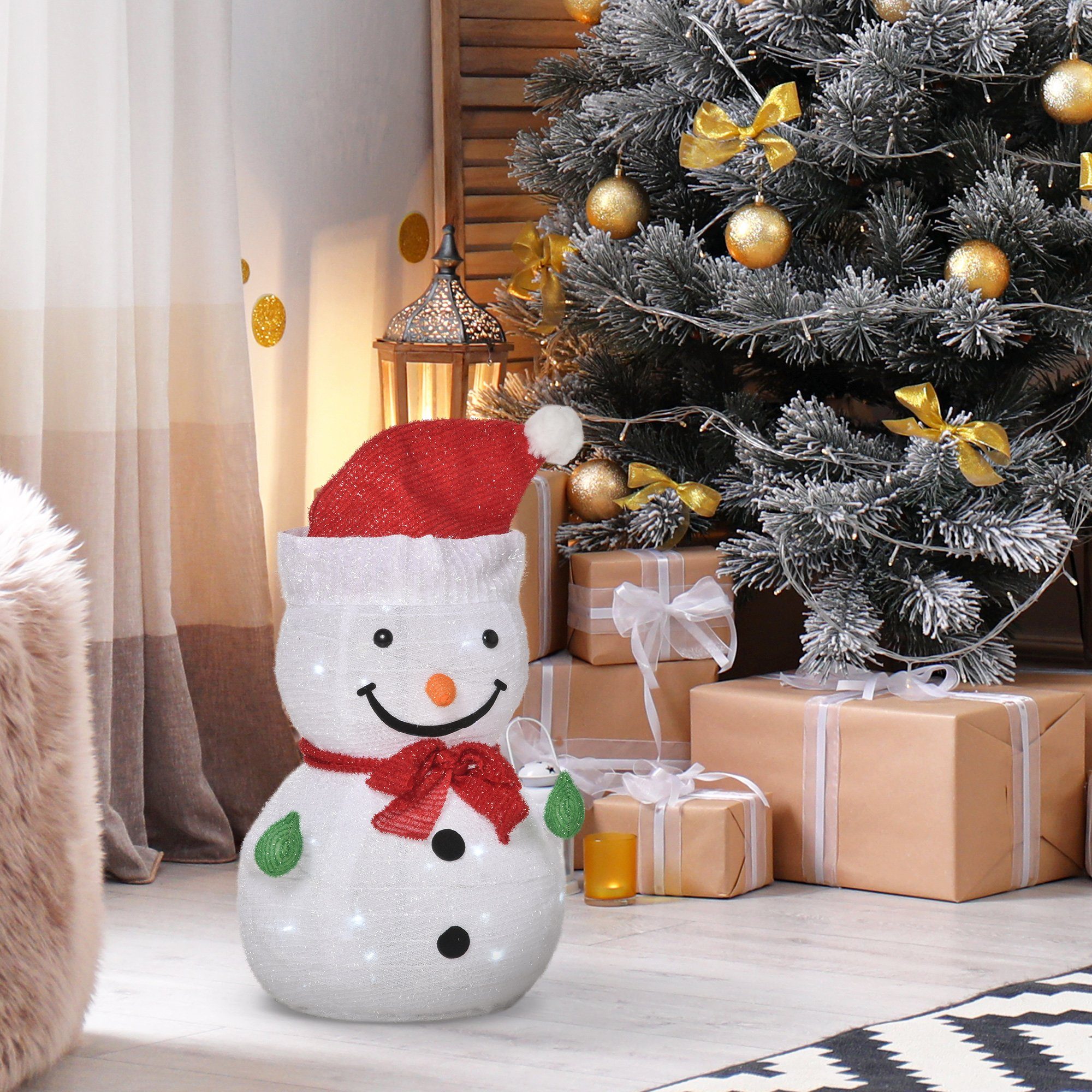 Outsunny LED-Lichterkette Weihnachts-LED-Licht, Weihnachtsdekoration mit LE günstig online kaufen
