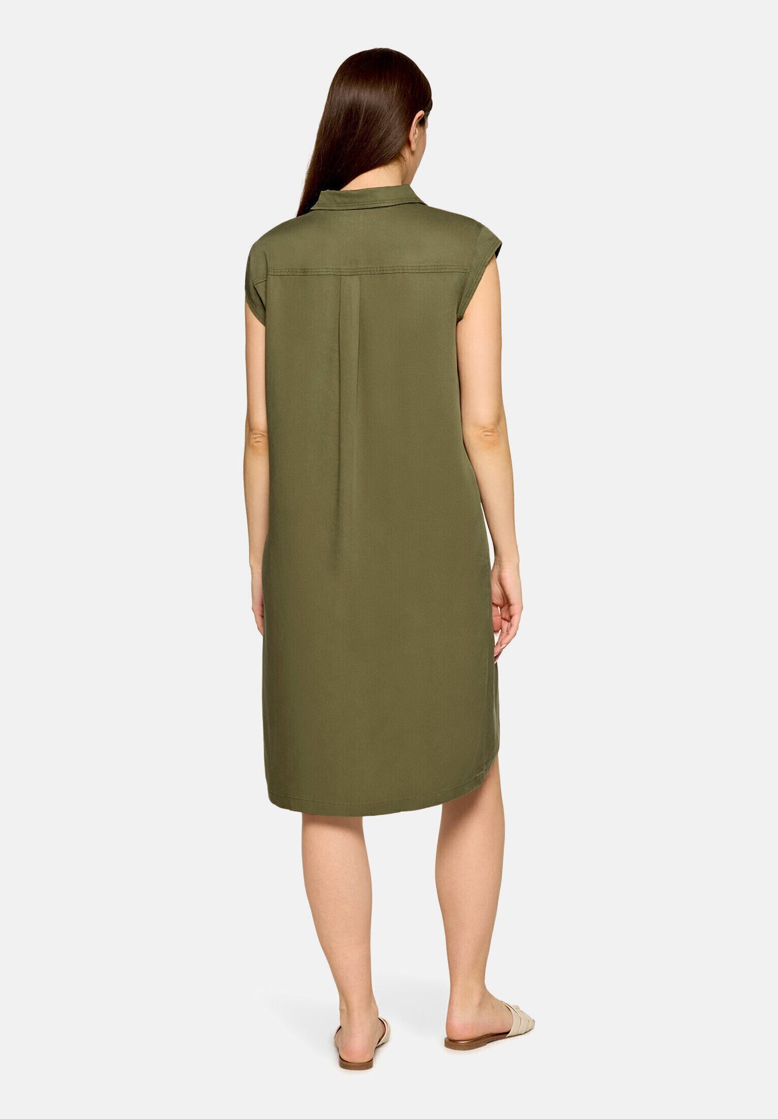 Cartoon Druckkleid Damen mit Kragen
