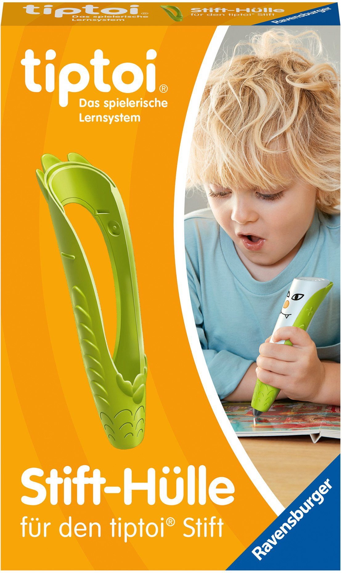 Ravensburger Spiel tiptoi® Stift-Hülle zum Wechseln in Grün, Made in Europe