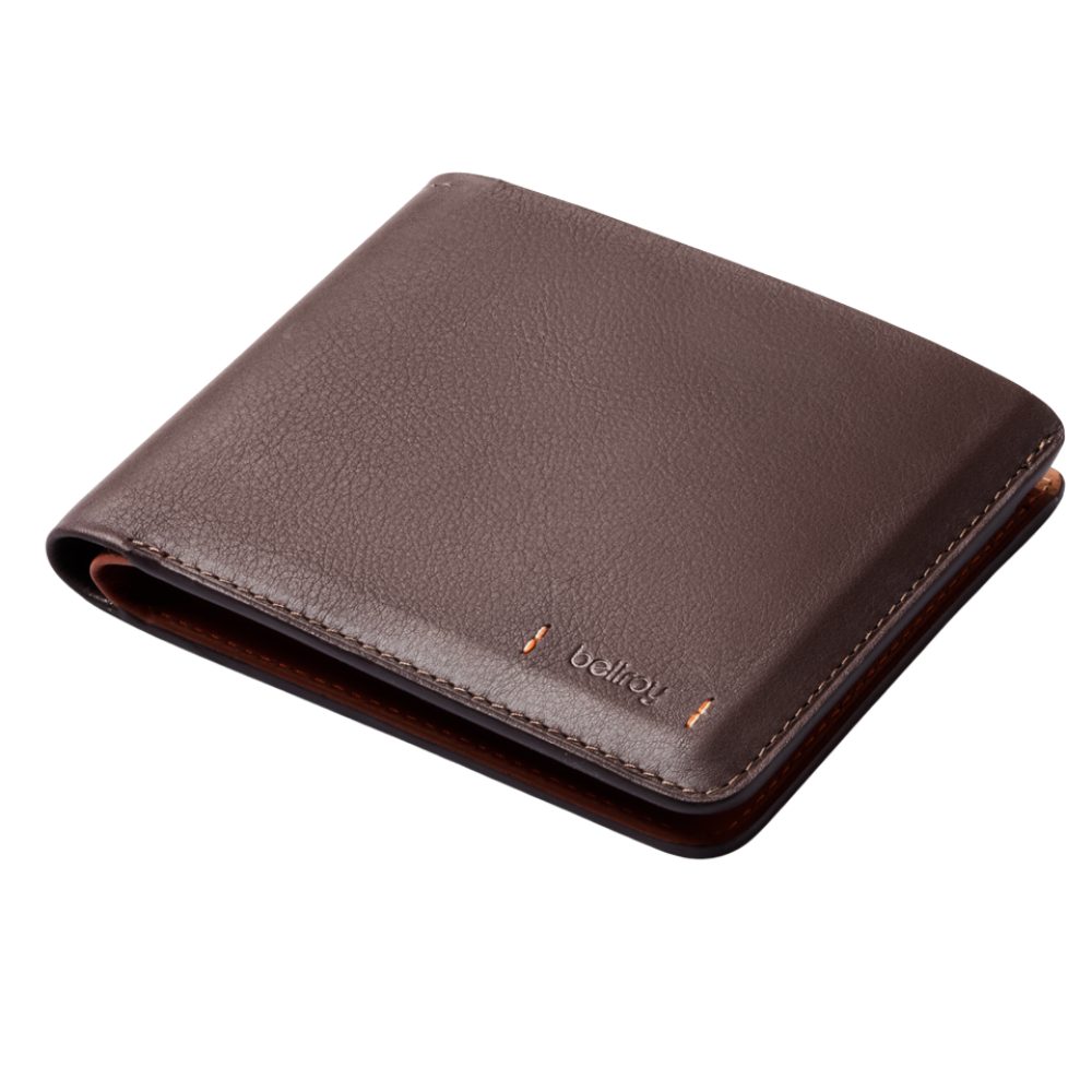Bellroy Brieftasche Für Seek Premium, 5-12 Premium Karten, Leder geschützt, Aragon RFID Hide &
