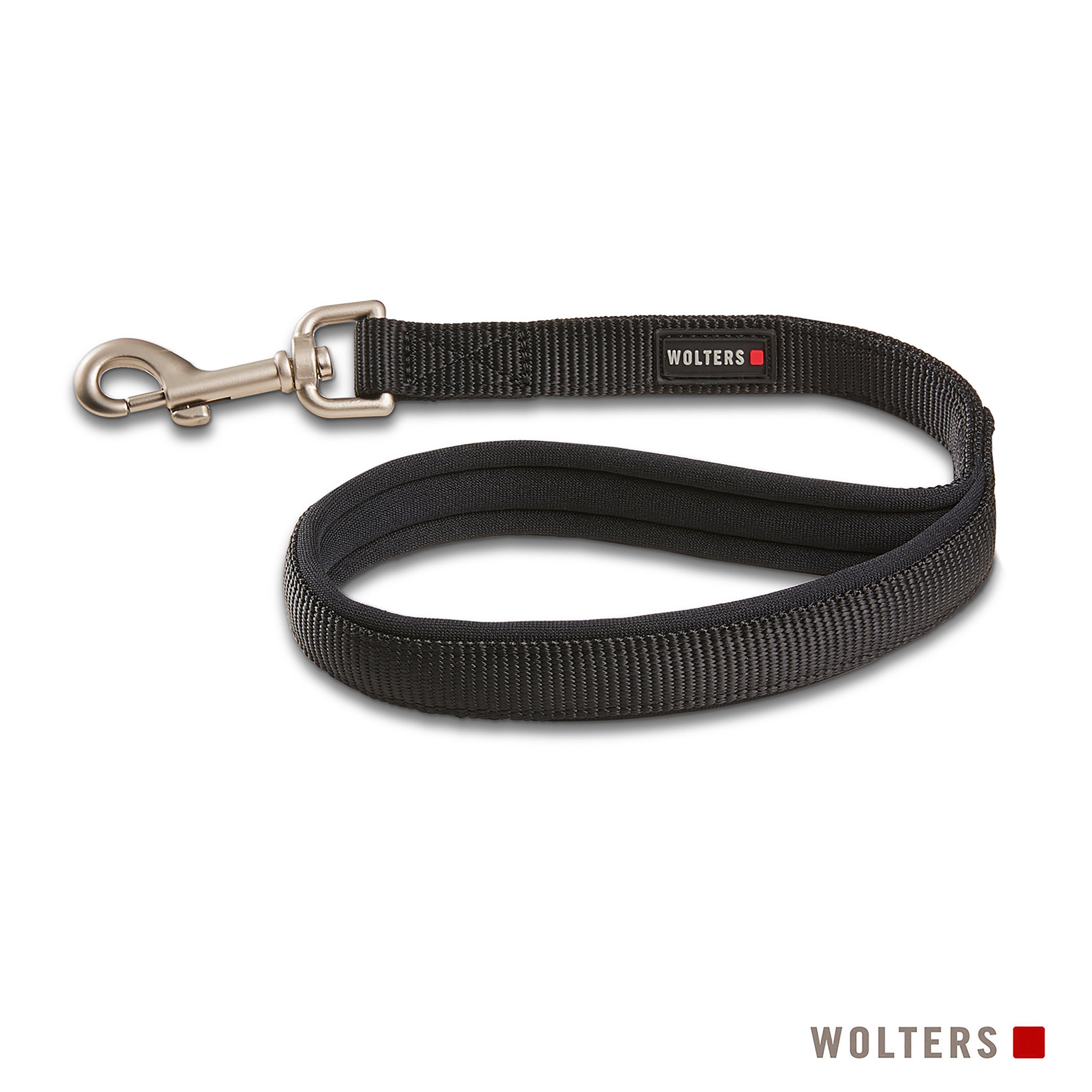 Wolters Hundeleine Professional Comfort Kurzführer, Nylon, Neopren, in verschiedenen Größen, in verschiedenen Längen, gepolstert schwarz/schwarz