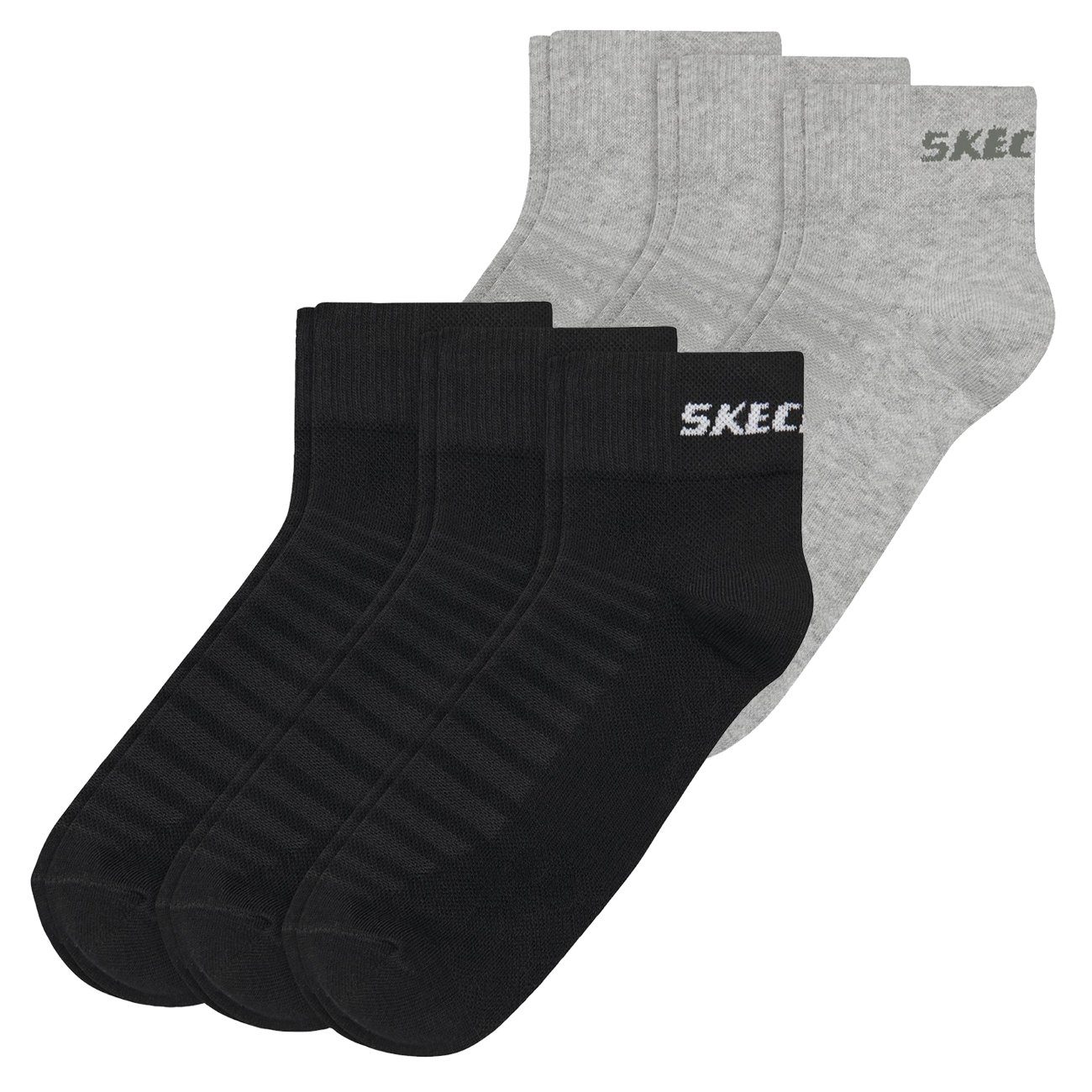 Skechers Socken »Mesh Ventilation Quarter 6er Pack« (6-Paar) mit  verstärkter Ferse und Spitze online kaufen | OTTO