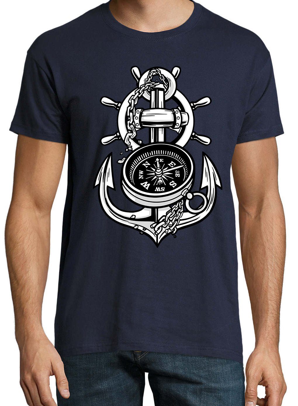 Youth Designz T-Shirt Anker Kompass Herren günstig online kaufen