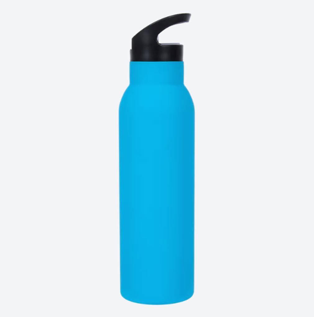 ZD Trading Trinkflasche Edelstahl Sportflasche Doppelwand 500 ml Trinkflasche mit Trinkhalm