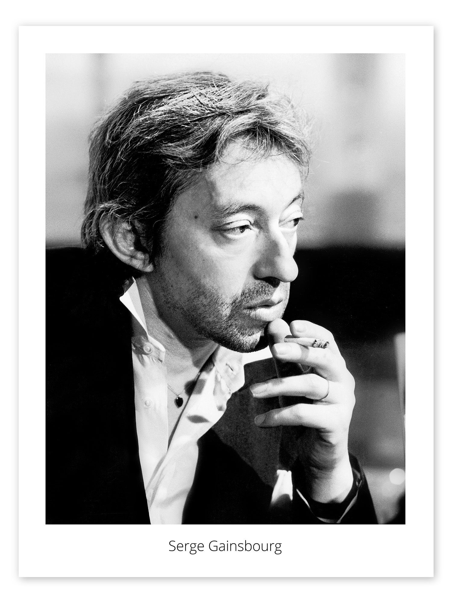 Posterlounge Poster Bridgeman Images, Serge Gainsbourg, 1978, Wohnzimmer Fotografie