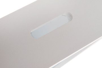 Myflair Möbel & Accessoires Spardose Shye, weiß, eckig, 15x15 cm, ideal zum sparen auf den Urlaub, mit Schriftzug
