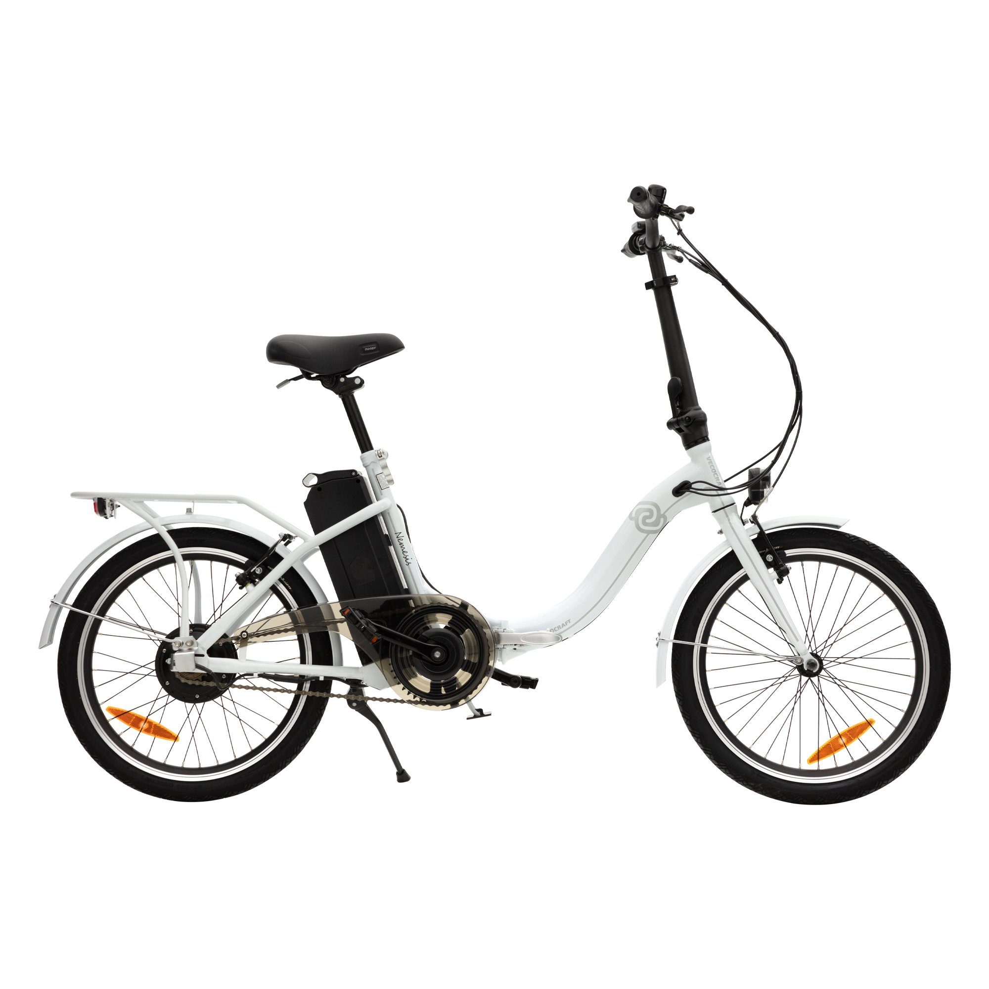 55KM, Weiß 288,00 7.8Ah(288WH) E-Bike Wh Zoll VECOCRAFT Akku Nemesis Heckmotor, 20