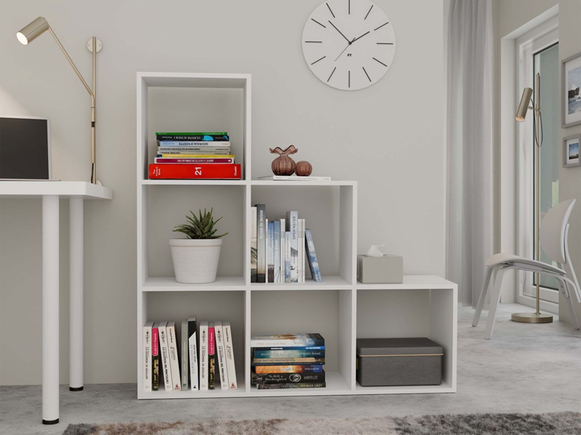 Selsey Standregal STEPI, Stufenregal mit 6 günstig online kaufen