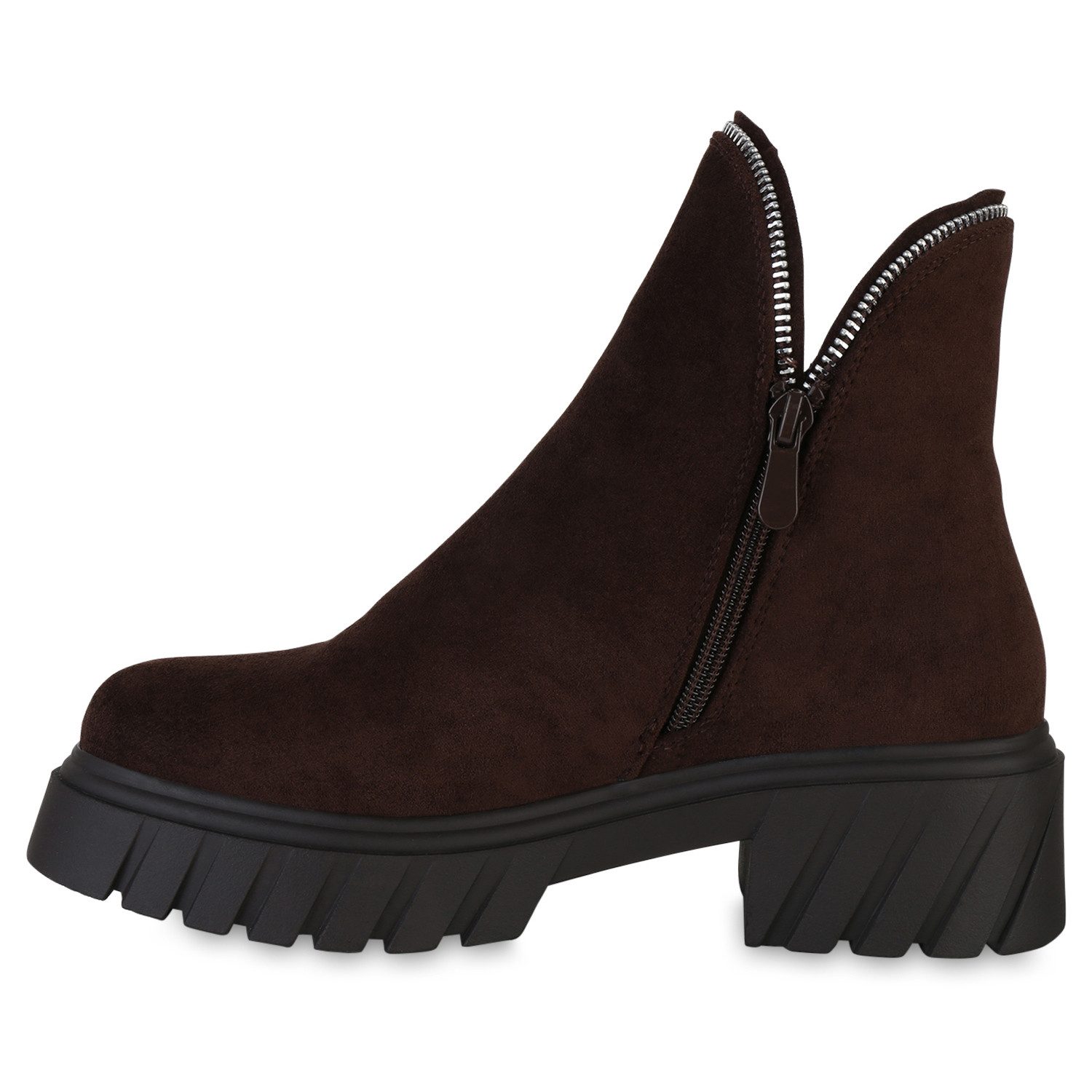 VAN HILL 841829 Stiefelette Damen Leicht Gefütterte Klassische Stiefeletten günstig online kaufen