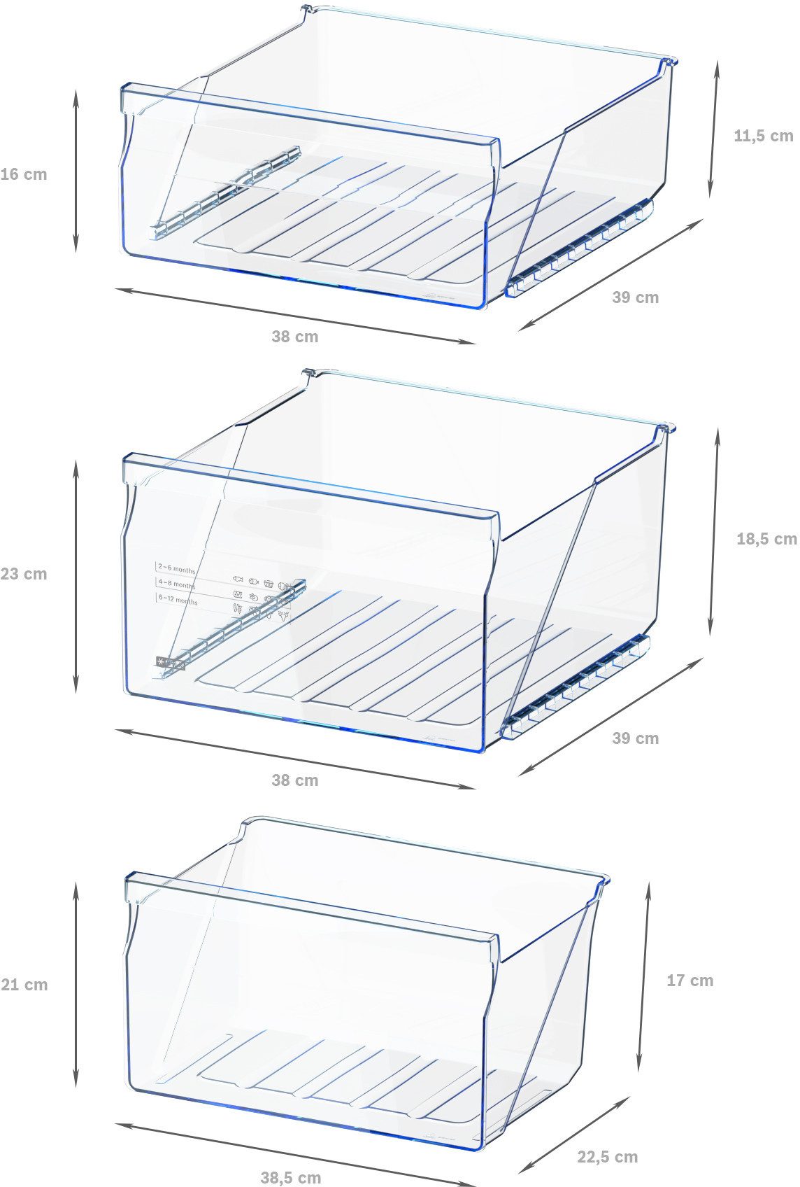 BOSCH Gefrierschrank Serie 2 GTV15NWEB, 85 cm hoch, 56 cm breit