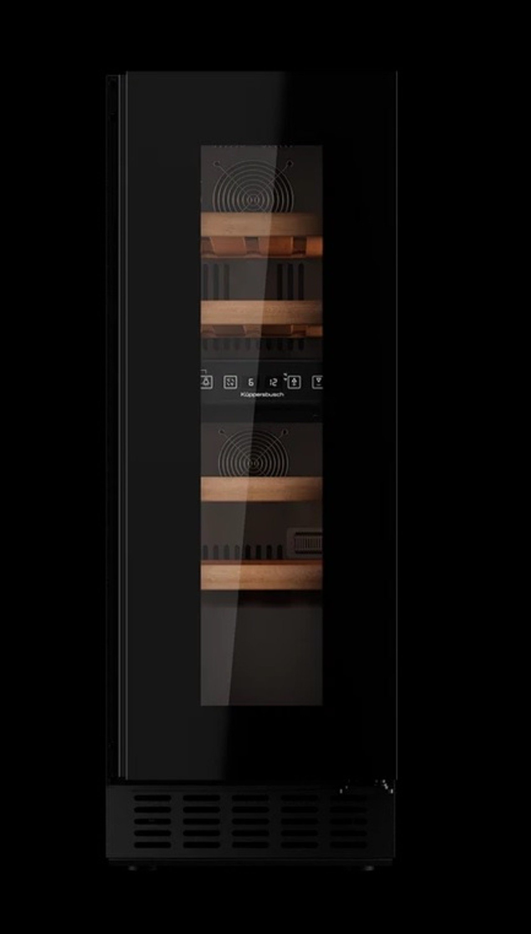 Küppersbusch Einbauweinkühlschrank FWKU1531.0S, für 17 Standardflaschen á 0,75l,Unterbaufähig, LED Innenbeleuchtung