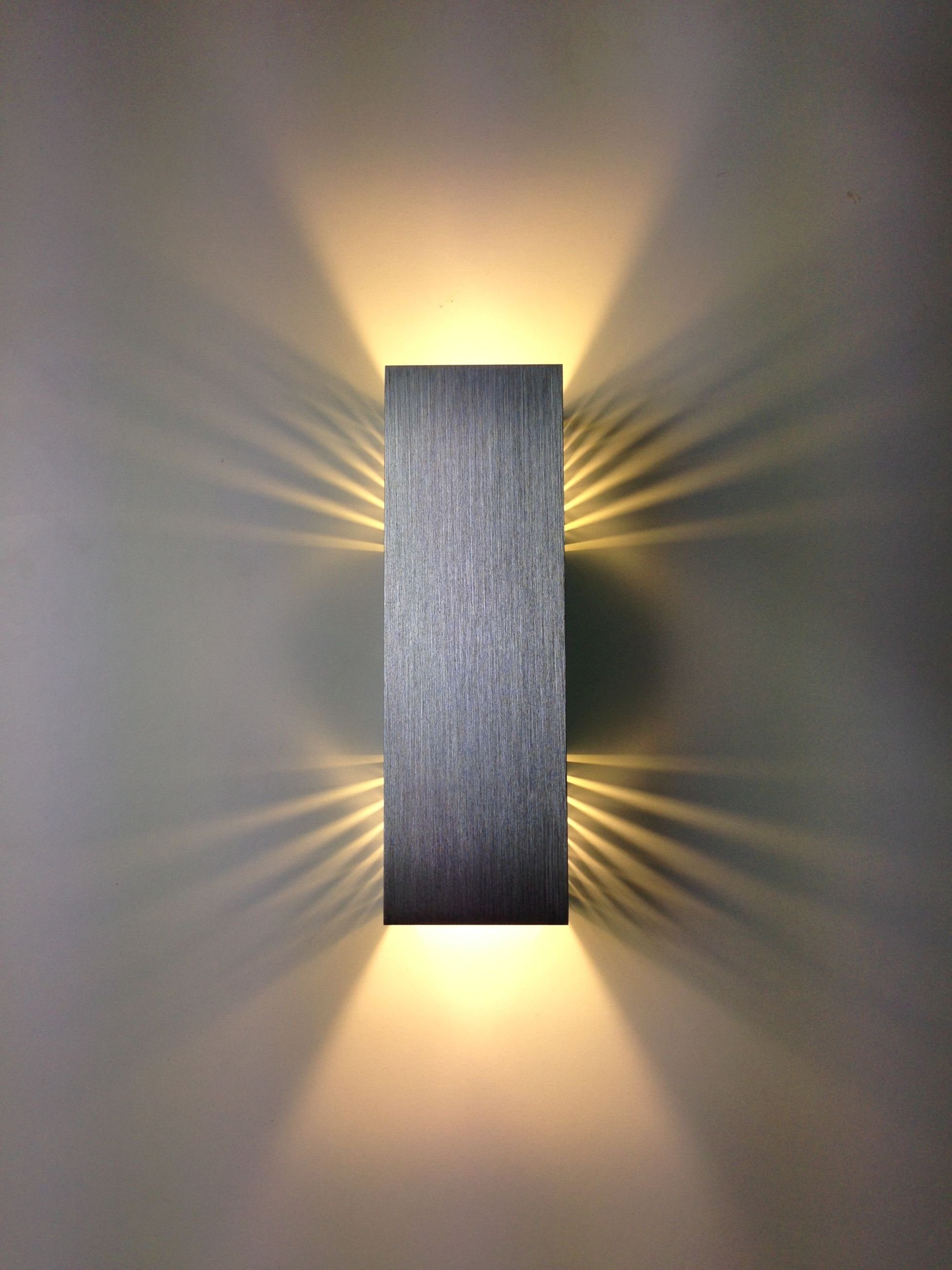 SpiceLED LED Wandleuchte ShineLED, Warmweiß (2700 K), LED fest integriert, Warmweiß, indirekte Beleuchtung, dimmbar, Schatteneffekt