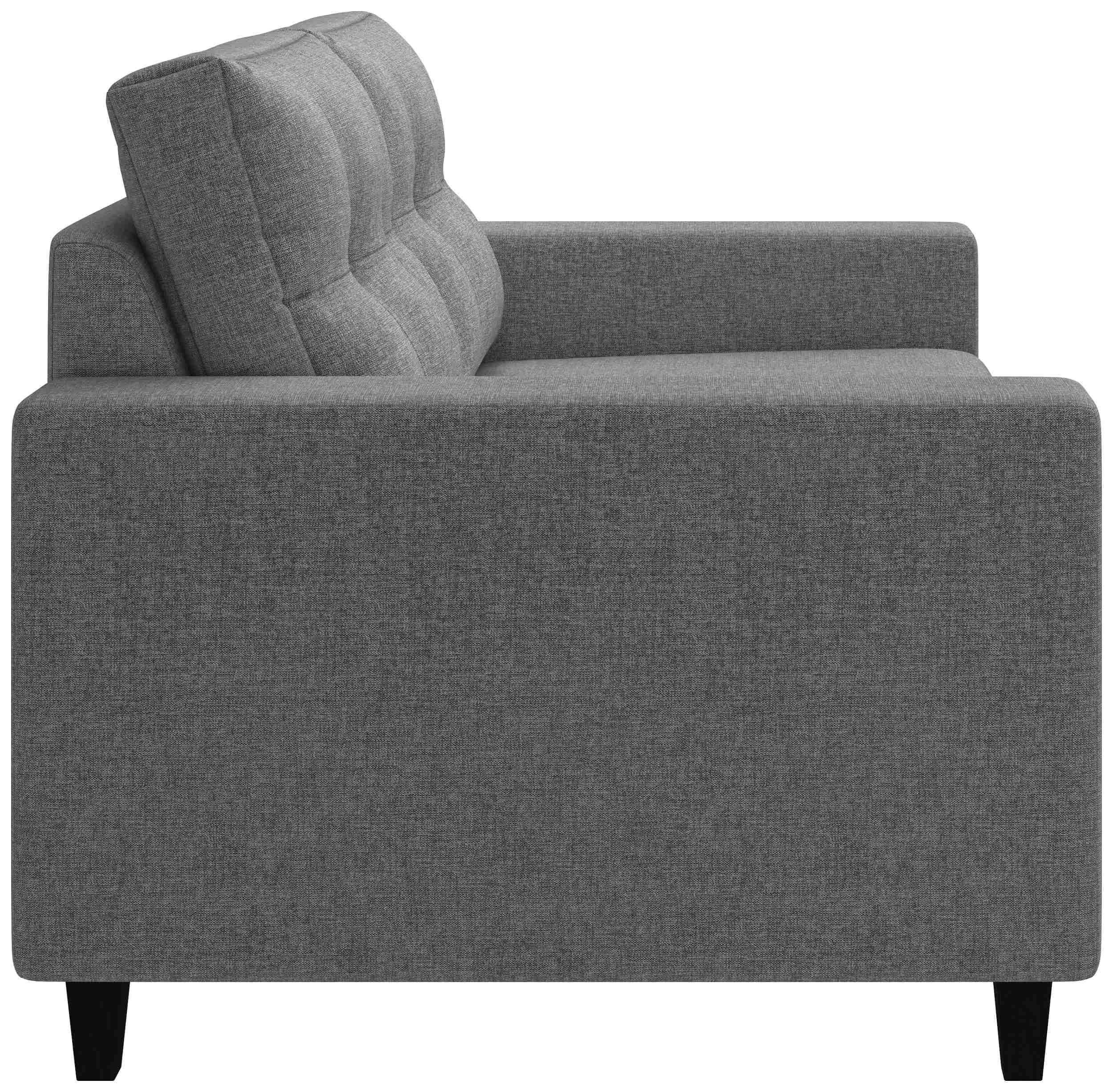 aus und Sofa Armlehnen Couchgarnitur), Stylefy 2-Sitzer (Set Linn, Polstergarnitur (2-tlg), frei mit Rückenlehne, Modern stellbar Raum bestehend und 3-Sitzer Design, Sofa, im