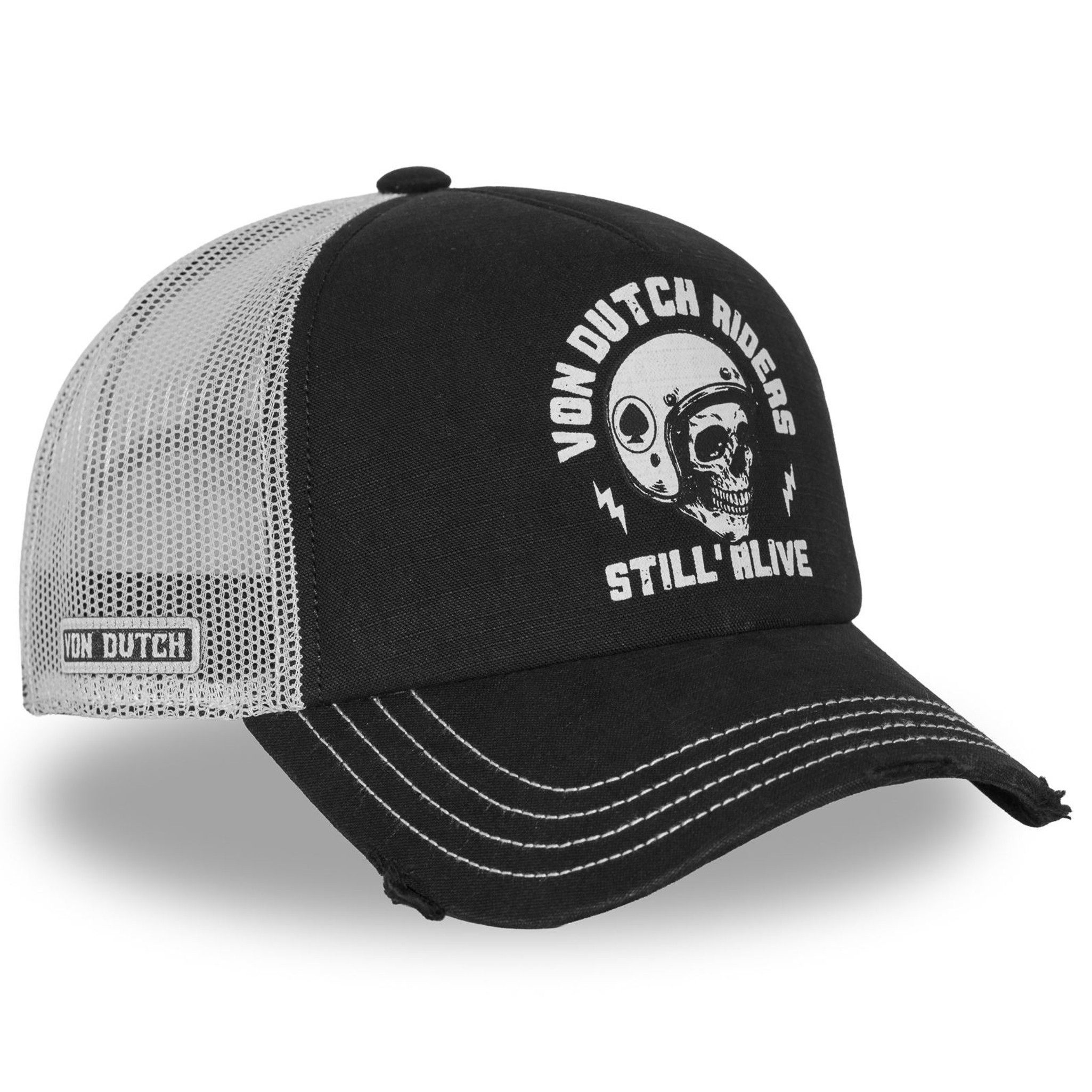 Von Dutch Trucker Cap Von Dutch Originals Trucker Cap - CREW DEVIL HARD BEAST RACING (Basecap, Basecap, Meshcap, Trucker Kappe) Used-Look