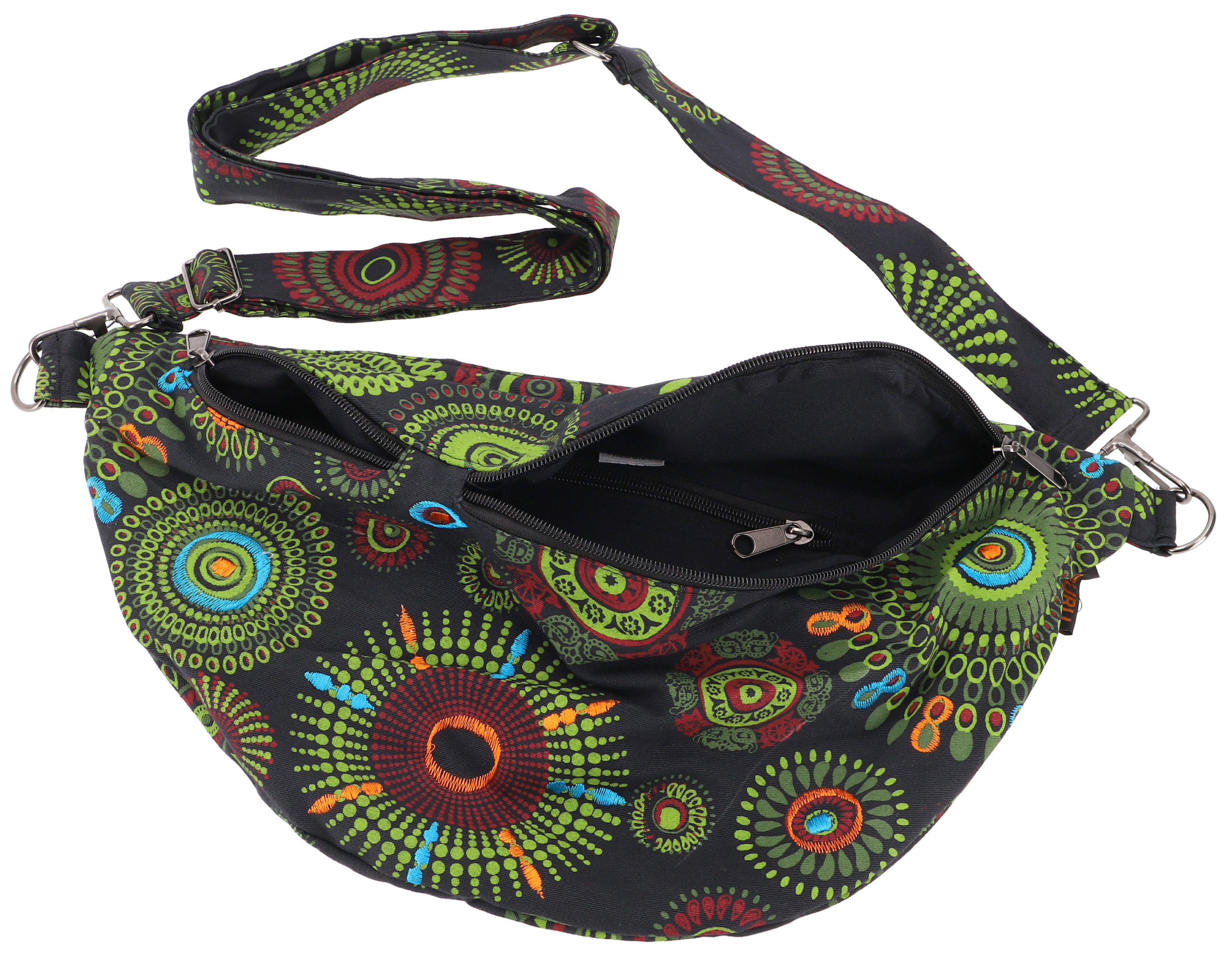 Guru-Shop Schultertasche Crossbodybag, besticktes Moonbag, Bananabag,.. günstig online kaufen