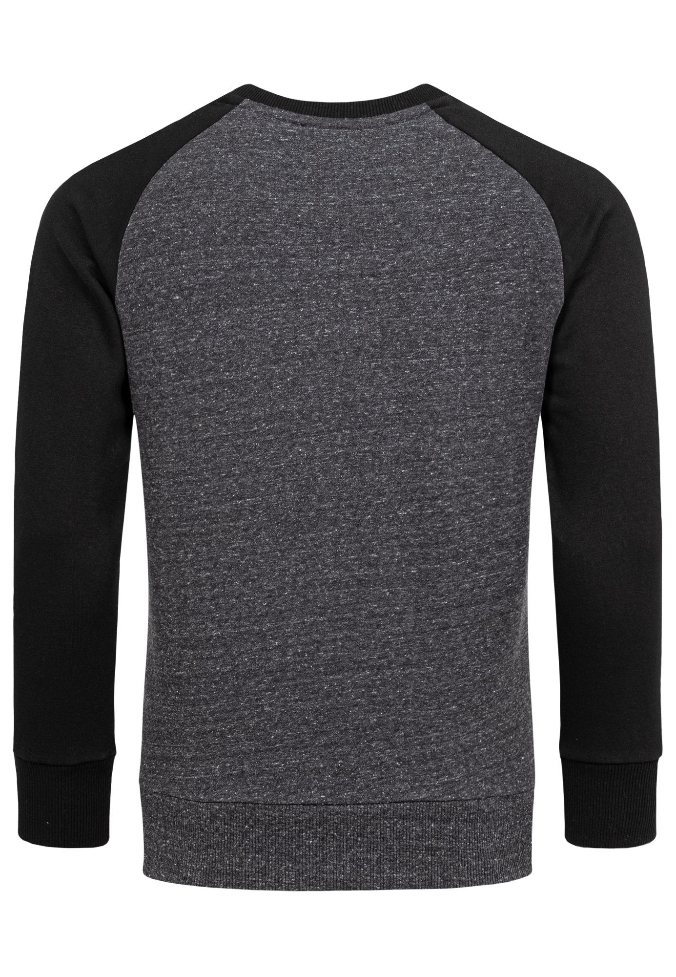 Amaci&Sons Sweatshirt ELGIN Pullover mit Rundhalsausschnitt Herren Basic Co günstig online kaufen