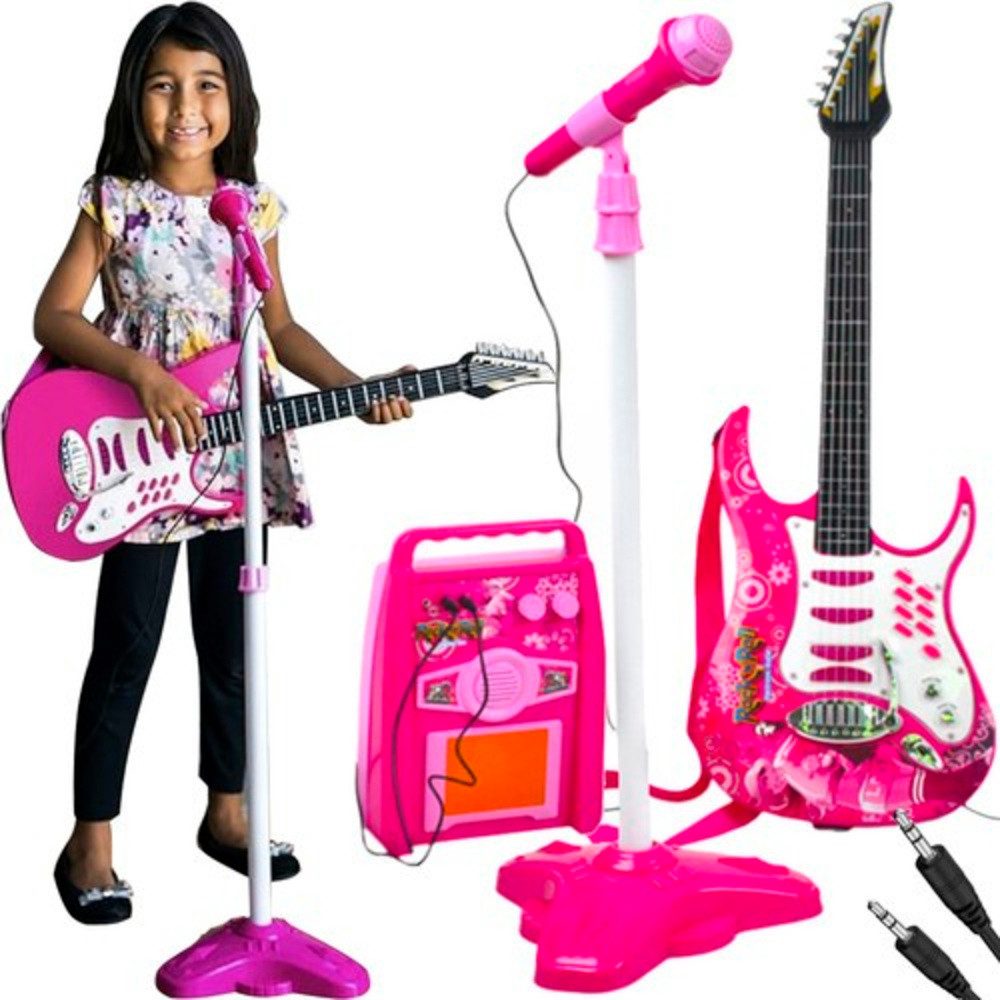 ISO TRADE Spielzeug-Musikinstrument Gitarren Spielzeug Mikrofon, günstig online kaufen