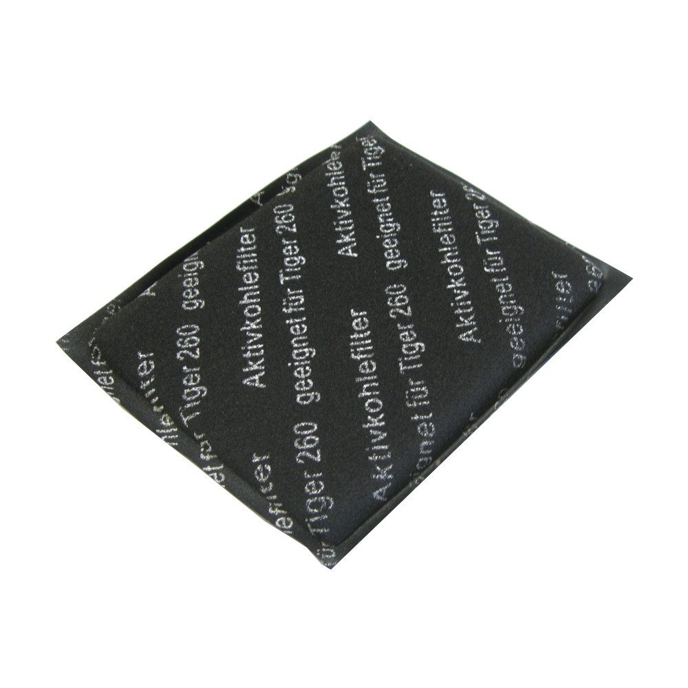 Trade-Shop Aktivkohlefilter passend für Vorwerk Tiger 250 VT250 251 VT251 252 VT252 260 VT260, Geruchsfilter / Motorfilter mit geruchsbindender Aktivkohle