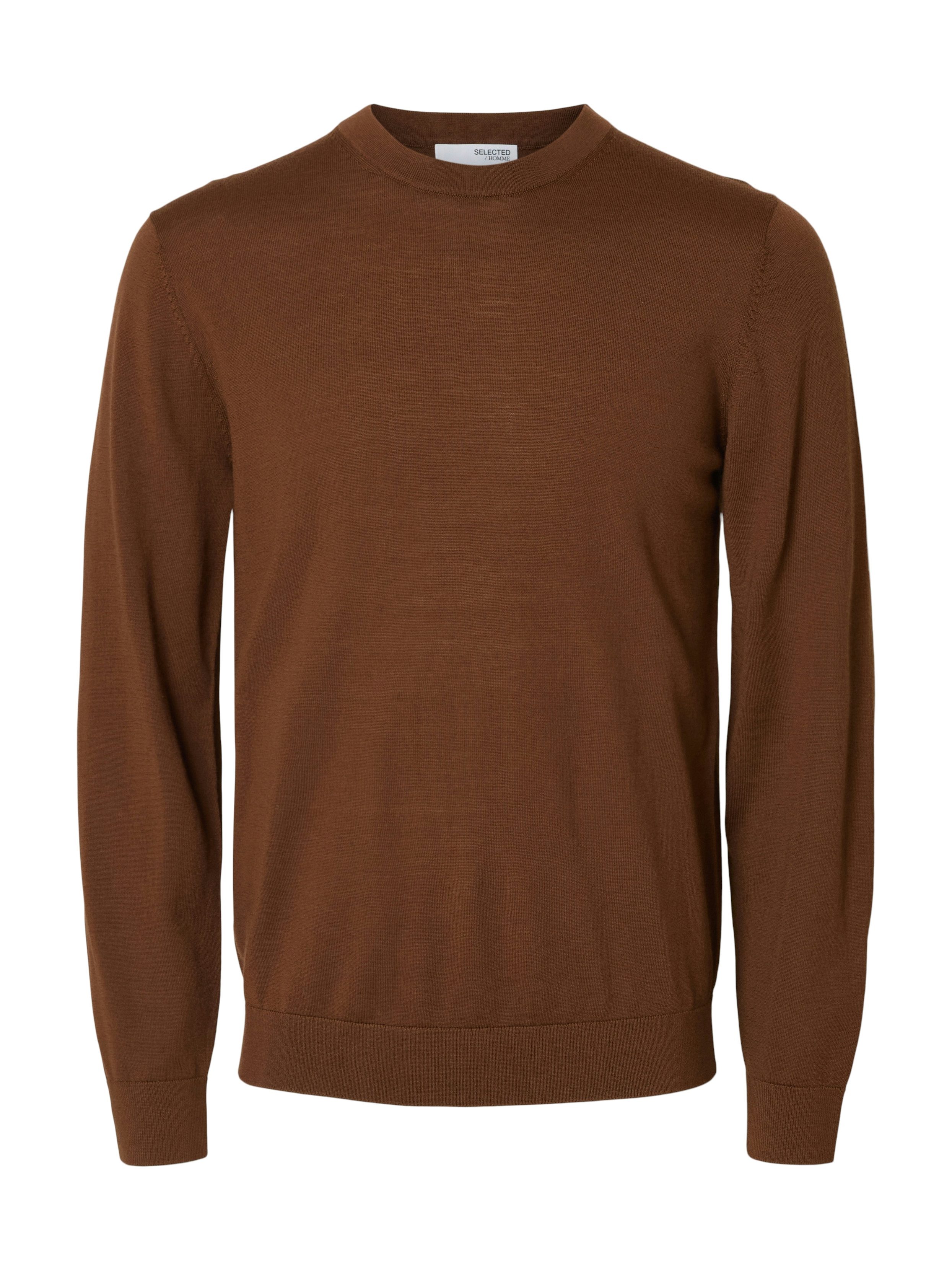 Strickpullover SLHTRAY LS KNIT MERINO CREW NECK NOOS