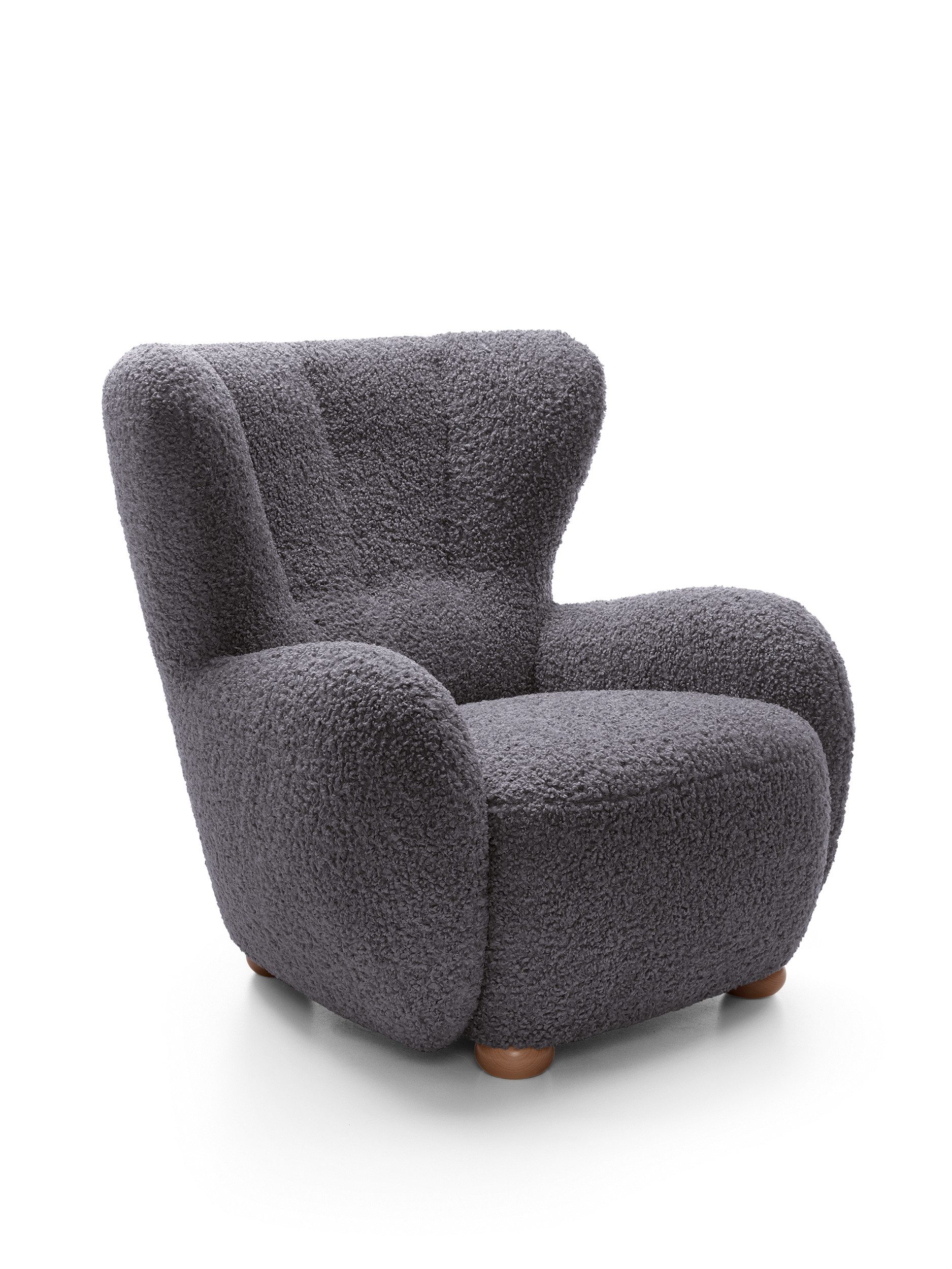 Goldstoff Sessel HUGSY Relaxsessel Boucle mit günstig online kaufen