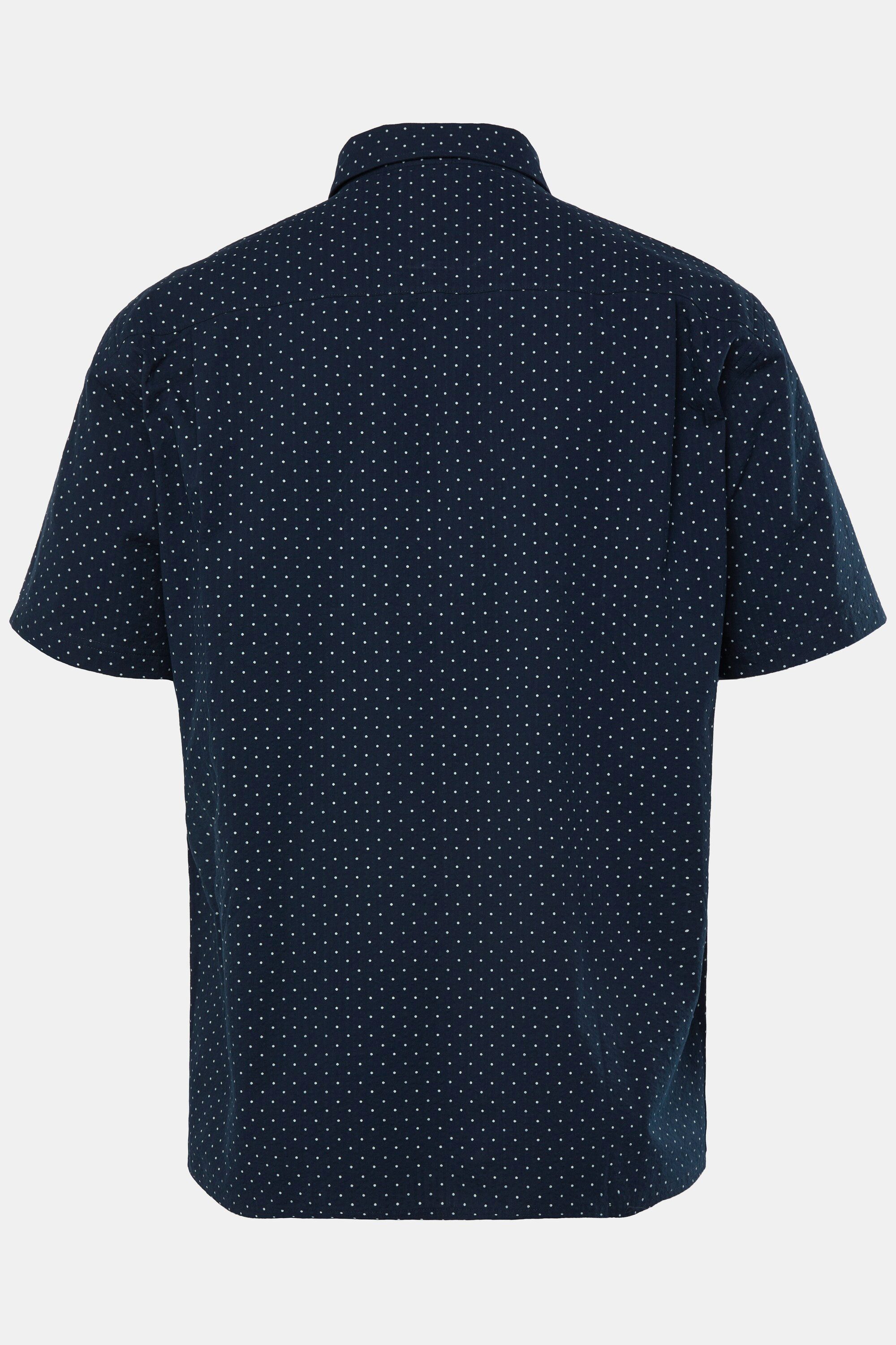 Boston Park Kurzarmhemd Hemd Halbarm Seersucker Buttondown-Kragen