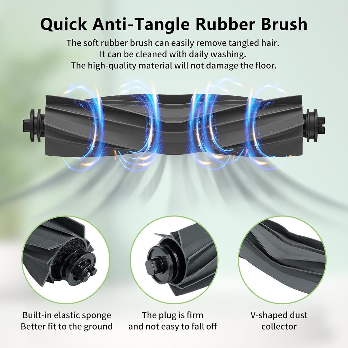 VERCO Reinigungsbürsten-Set Reinigungskit für Dreame, D10 Plus Gen. 2, (9-tlg), Ersatz Teile Set Wartungskit Filter Seitenbürste Zubehör Bürste