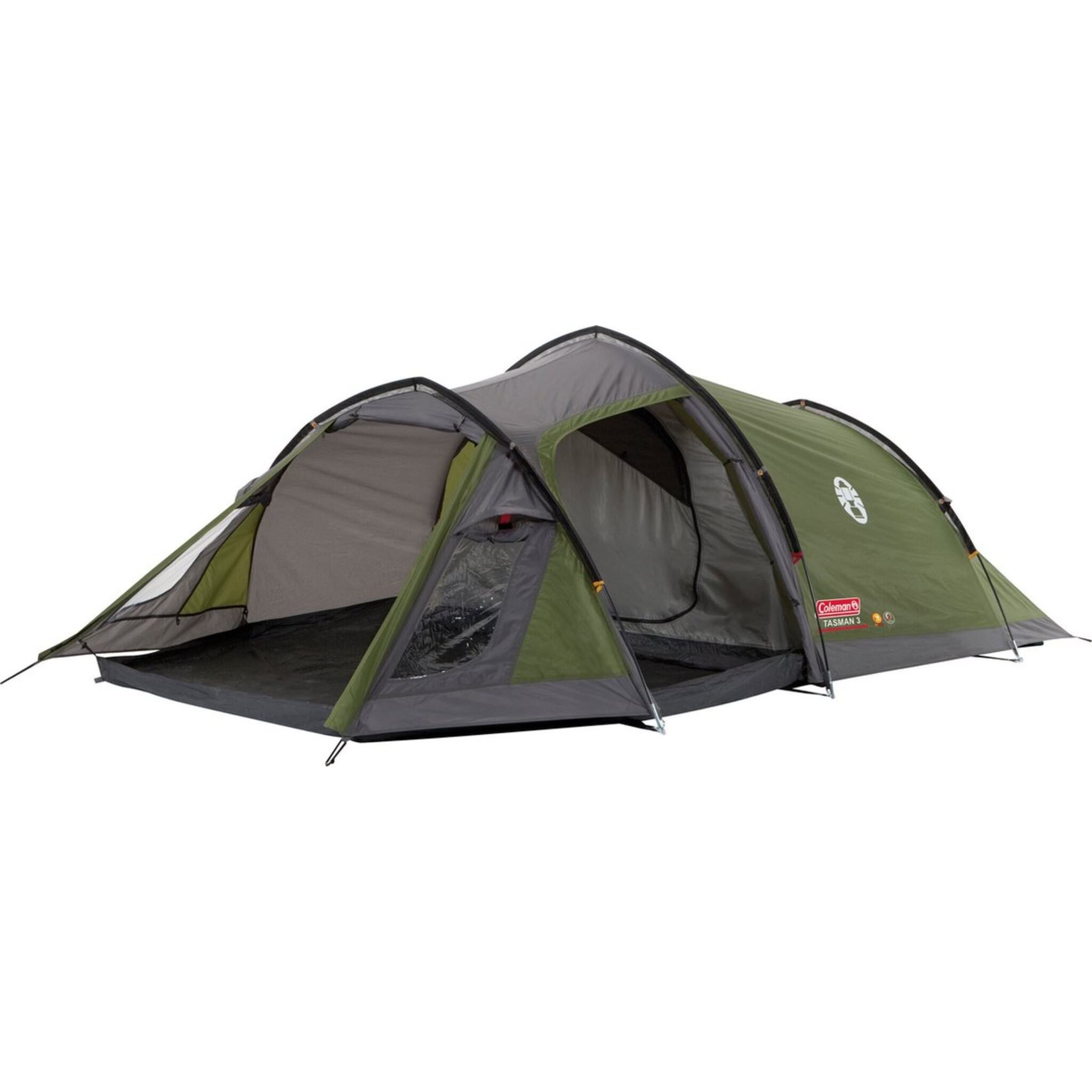 COLEMAN Tunnelzelt Coleman Zelt Tasman 3 grün, Coleman UVGuard™ bietet