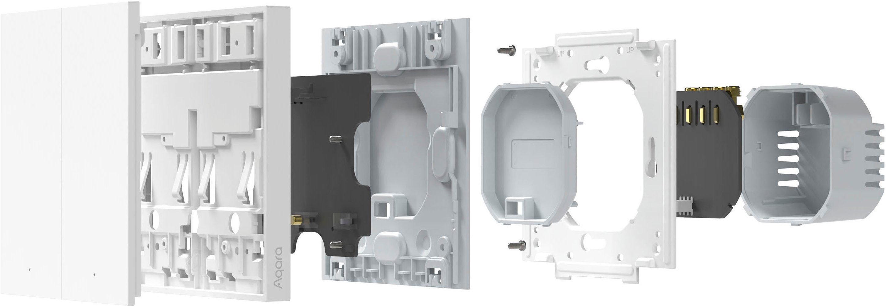 Aqara Lichtschalter Smart Wall Switch H1 (No Neutral, Single Rocker)