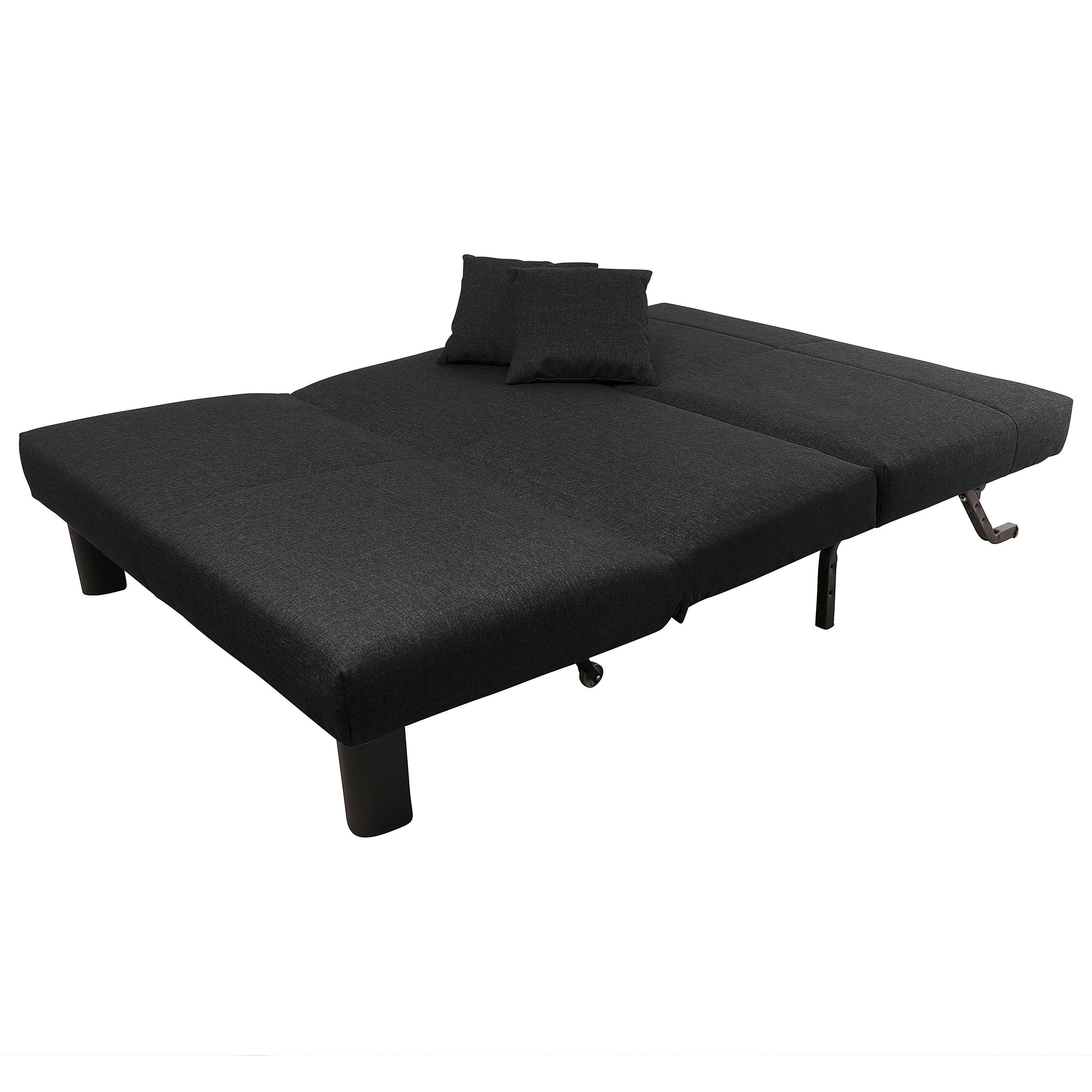 Max Faltsofa schwarz Winzer® Columbus, Sofa