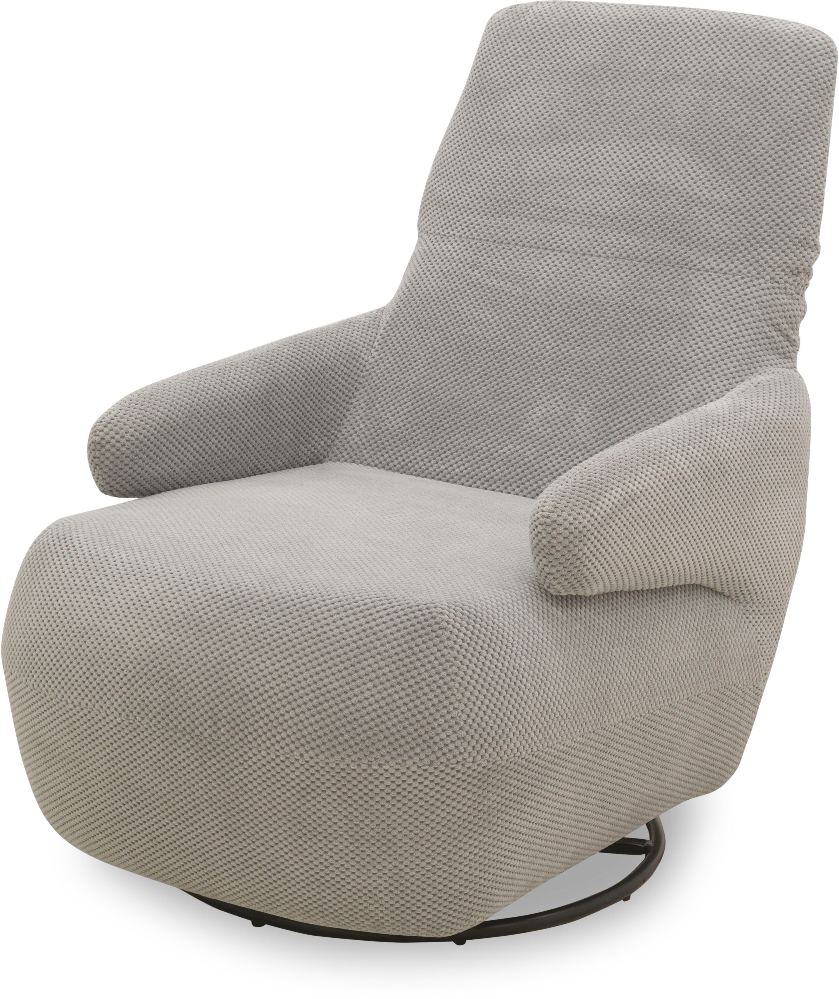 DOMO collection Sessel 700015 mit Rückenverstellung und Drehfunktion, wahlweise auch mit Wippfunktion, Drehsessel