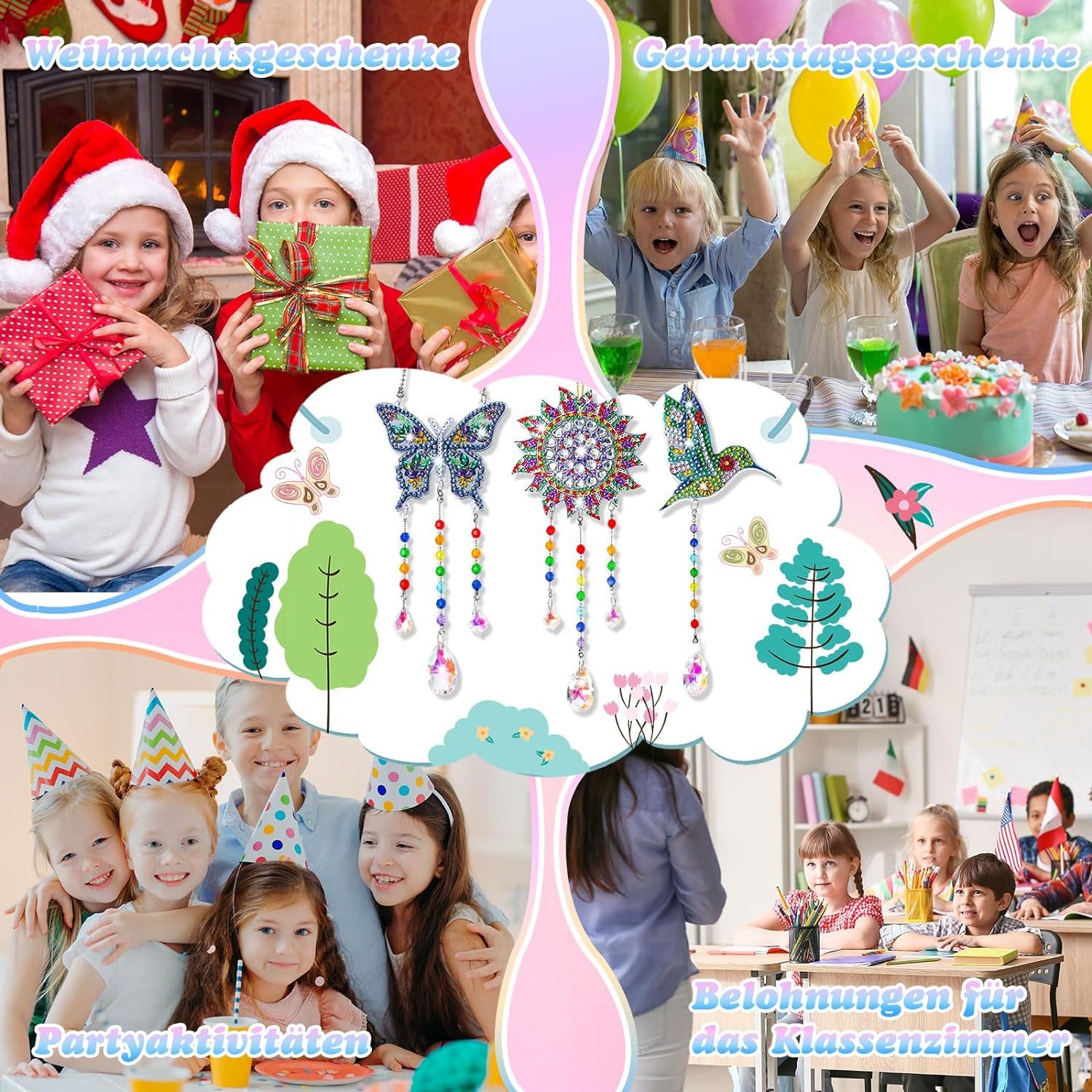 GOLDEN Gemälde Bastelset Kinder Geschenkideen Spielzeug Diamant Painting günstig online kaufen