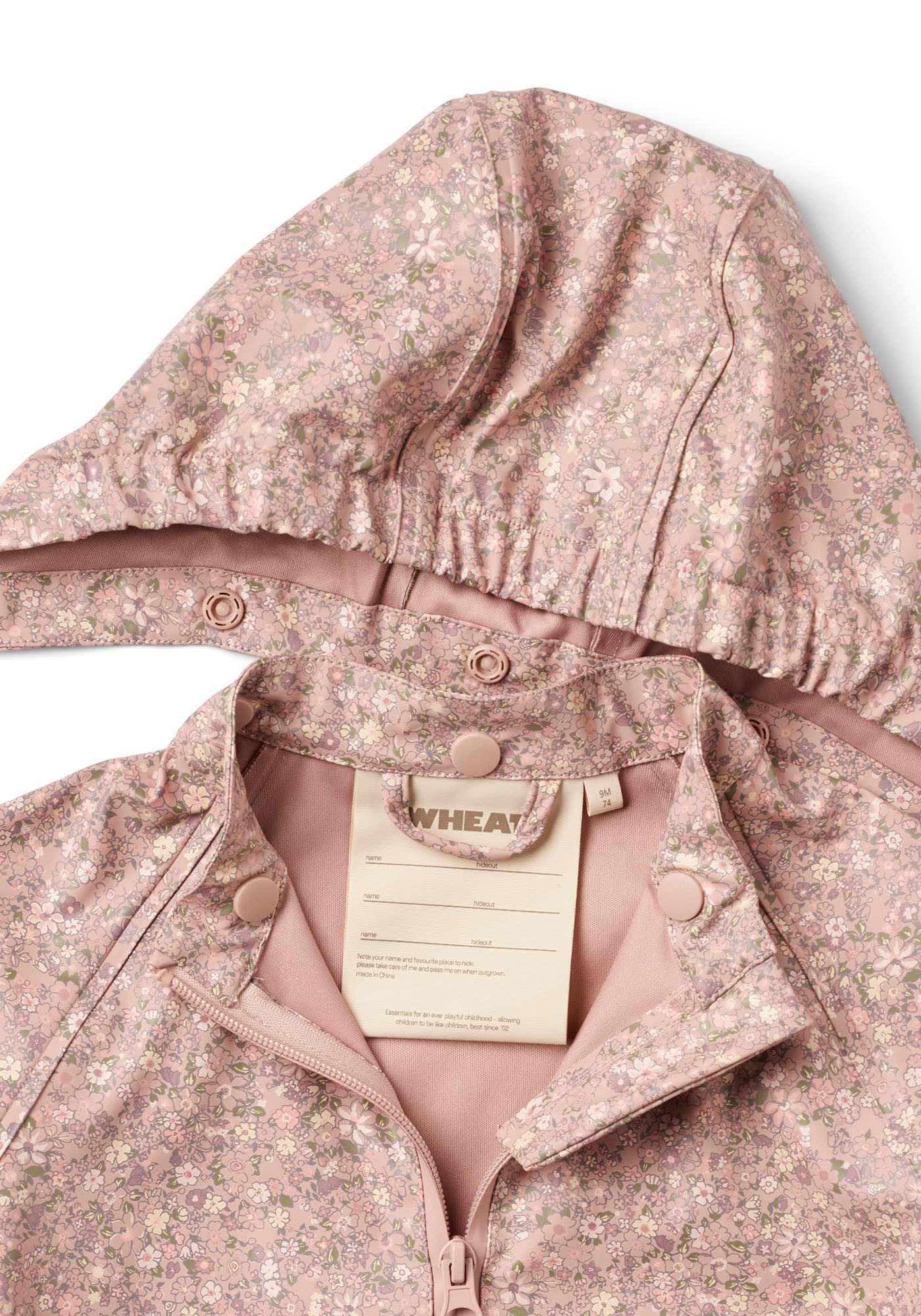 WHEAT Regenjacke Chardy im wunderschönen Blümchen-Alloverprint und mit reflektierenden Drucken