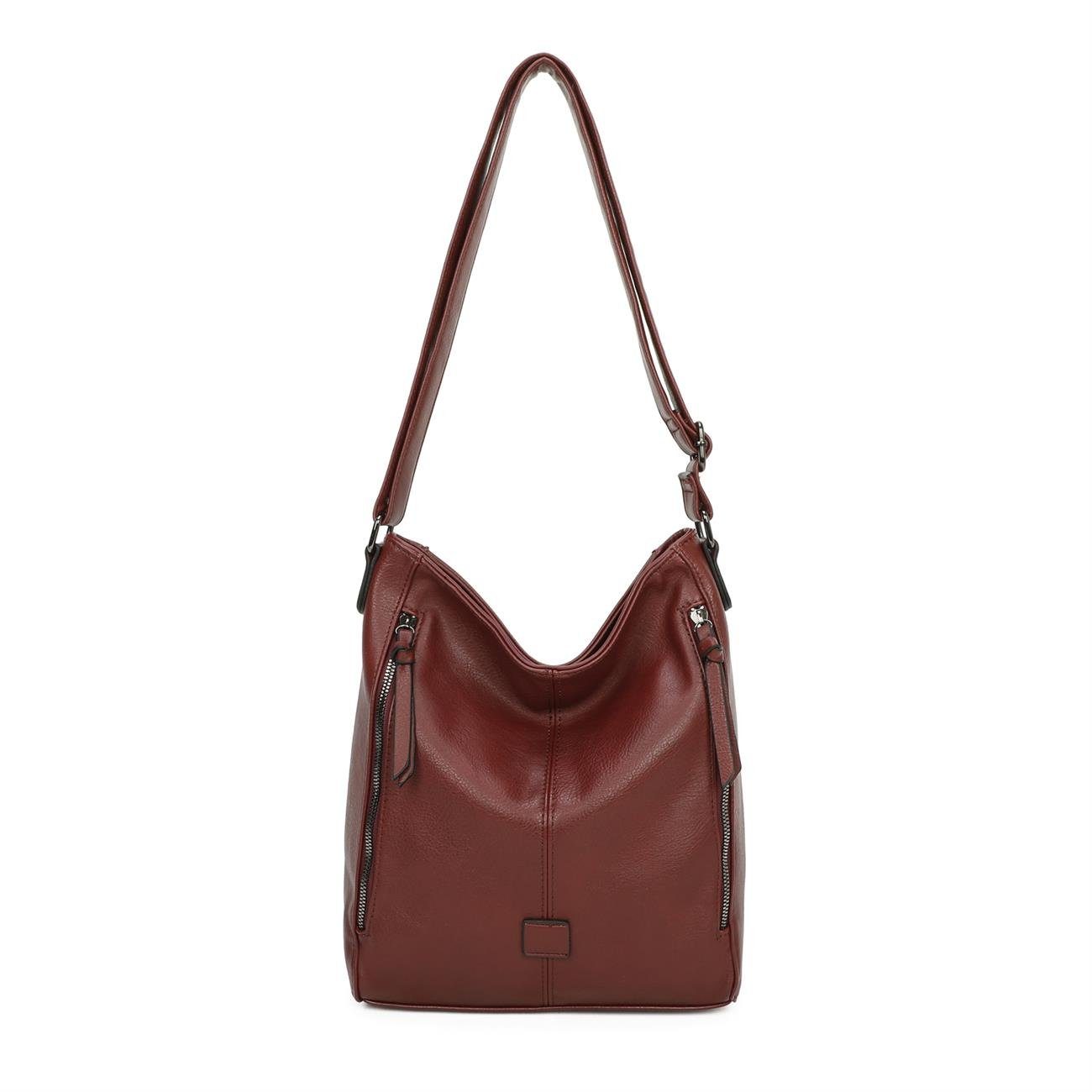 Schultertasche DAMEN TASCHE SHOPPER HOBO Brust BAG Cross Body Umhängetasche Freizeit