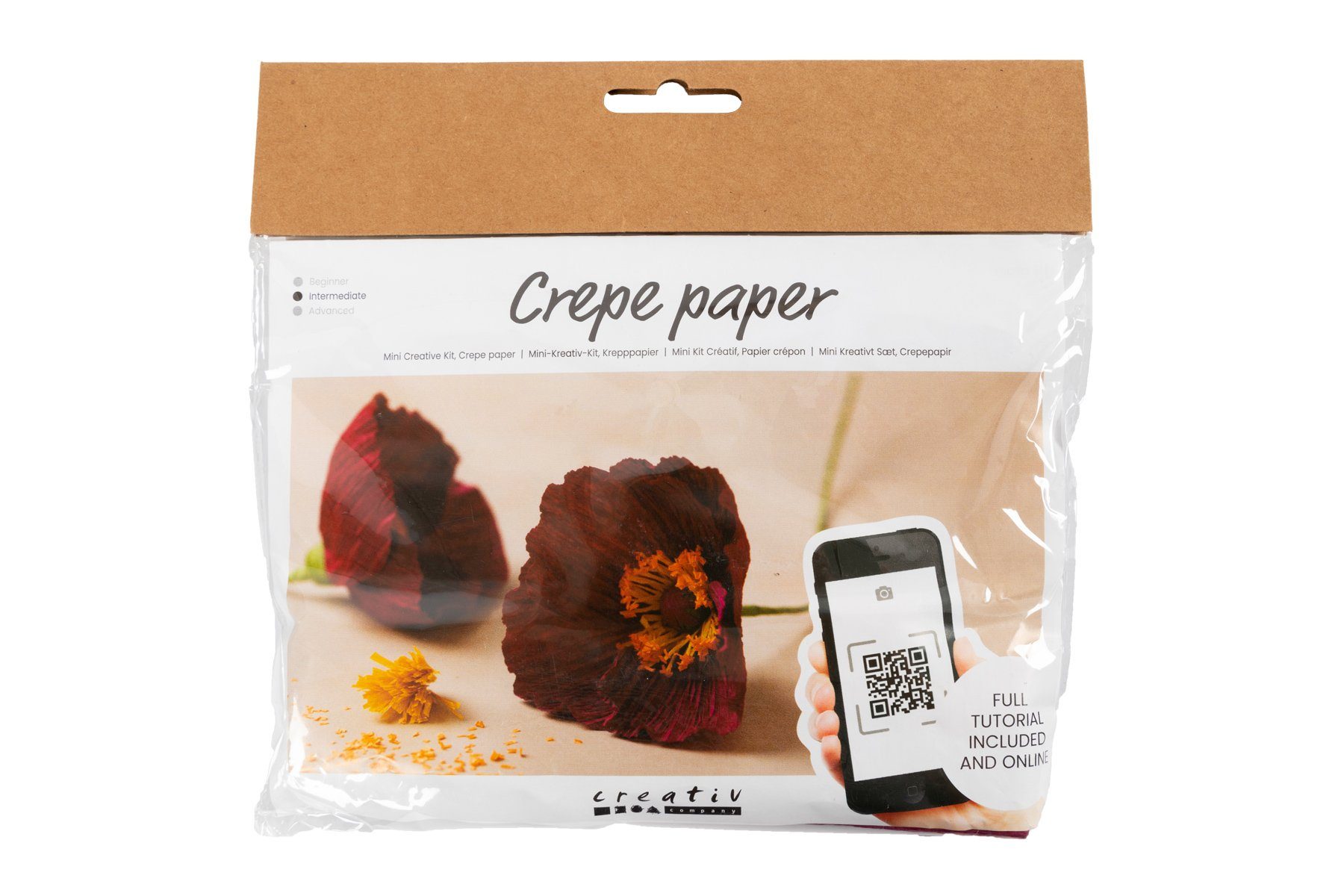 creativ company Kreativset 977470, Mohn, Bastelset Krepppapier - DIY ...