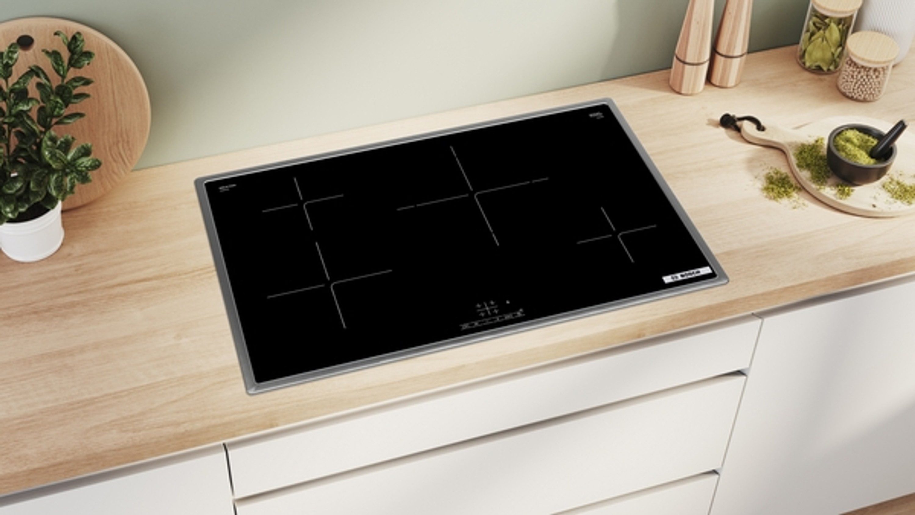 BOSCH Induktions-Kochfeld Serie 4/PIE84KBB5E PIE84KBB5E, Touch Select,Umlaufender Rahmen,Power Boos,Quick Start