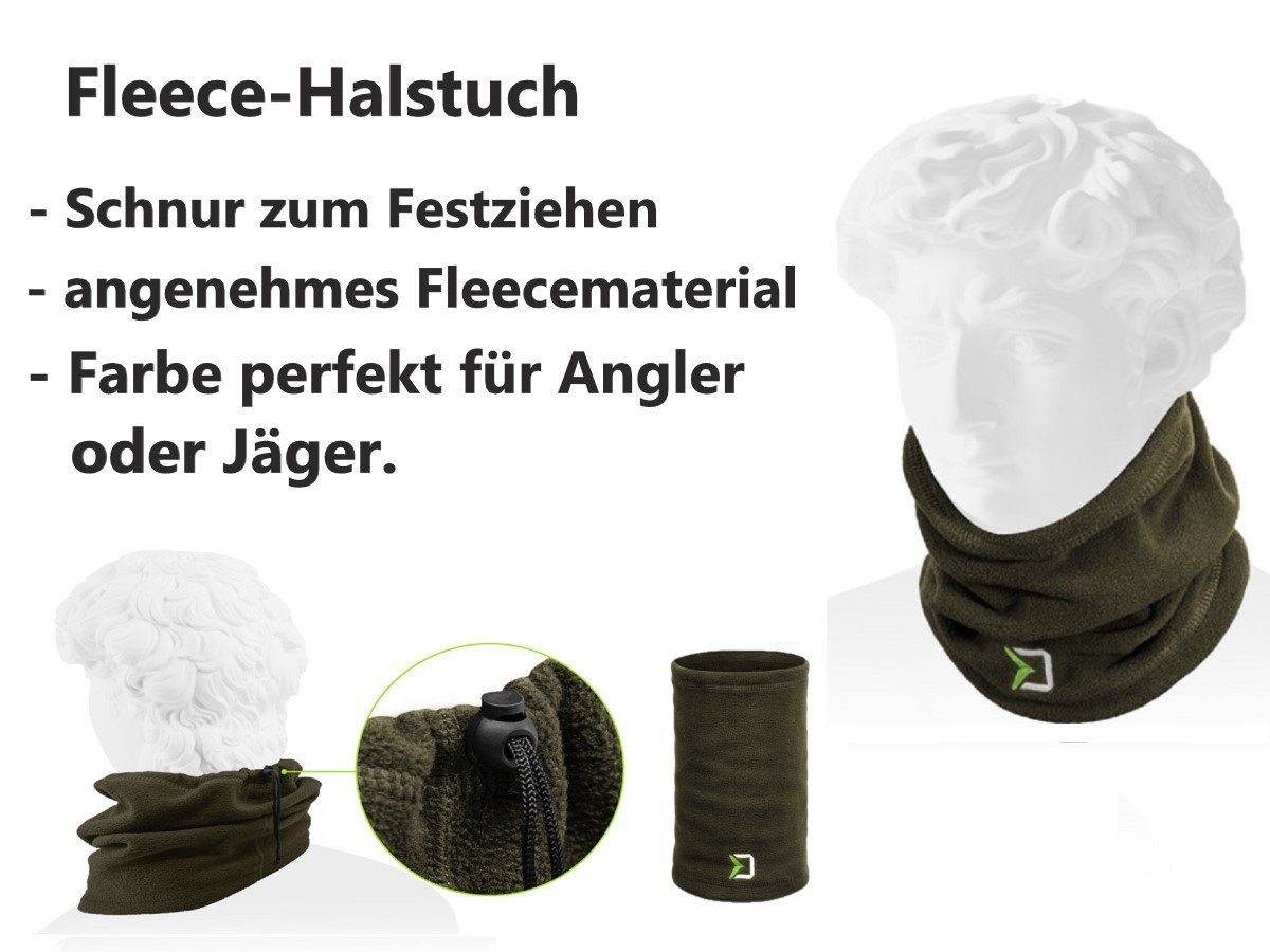 Delphin.sk Halstuch Fleece-Halstuch FLIX Schal Outdoor Freizeit Angeln Jagen Wandern, angenehmer Fleecematerial