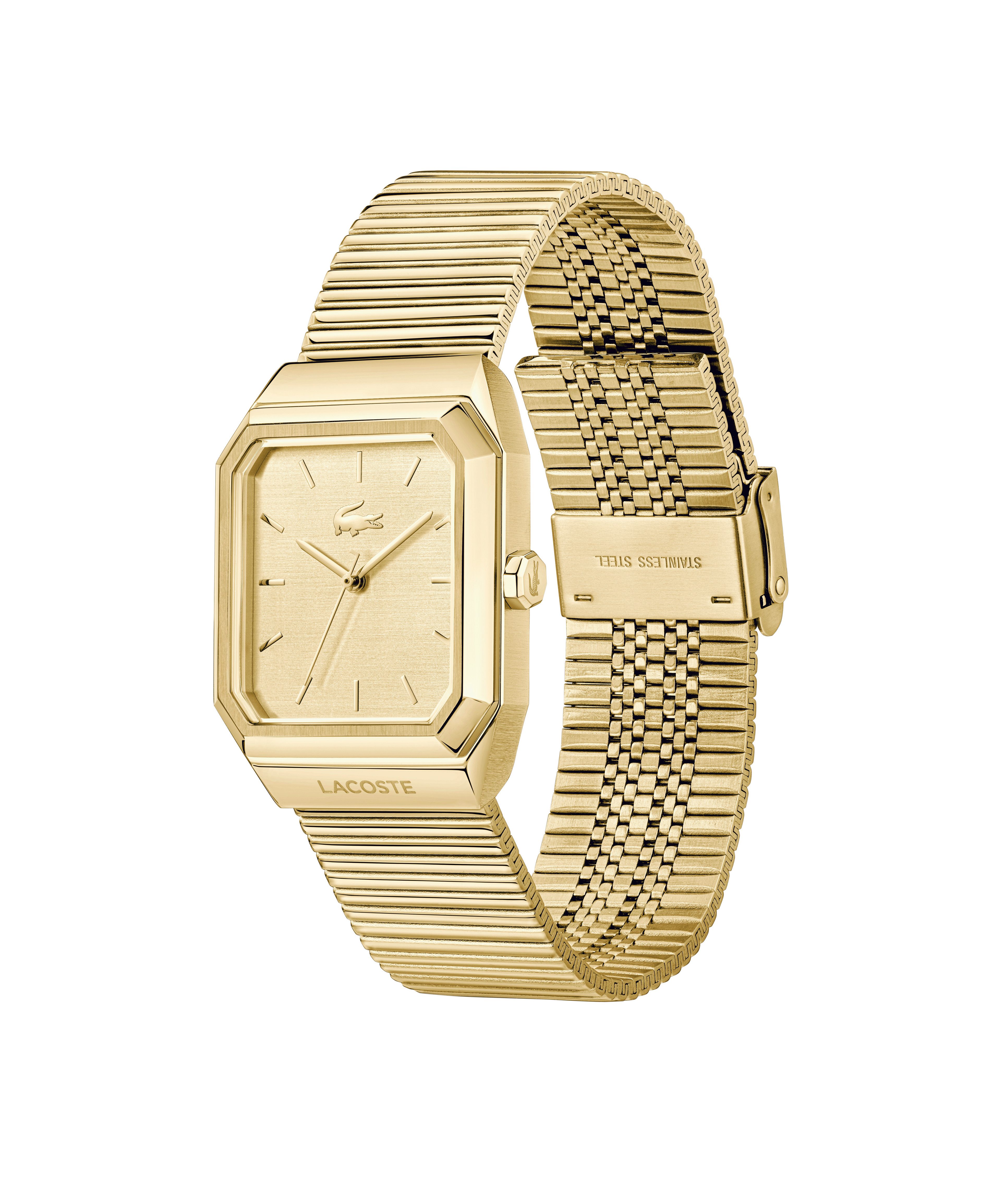 Lacoste Quarzuhr RENE 2011502, Armbanduhr, Damenuhr, Herrenuhr, Edelstahlarmband, analog