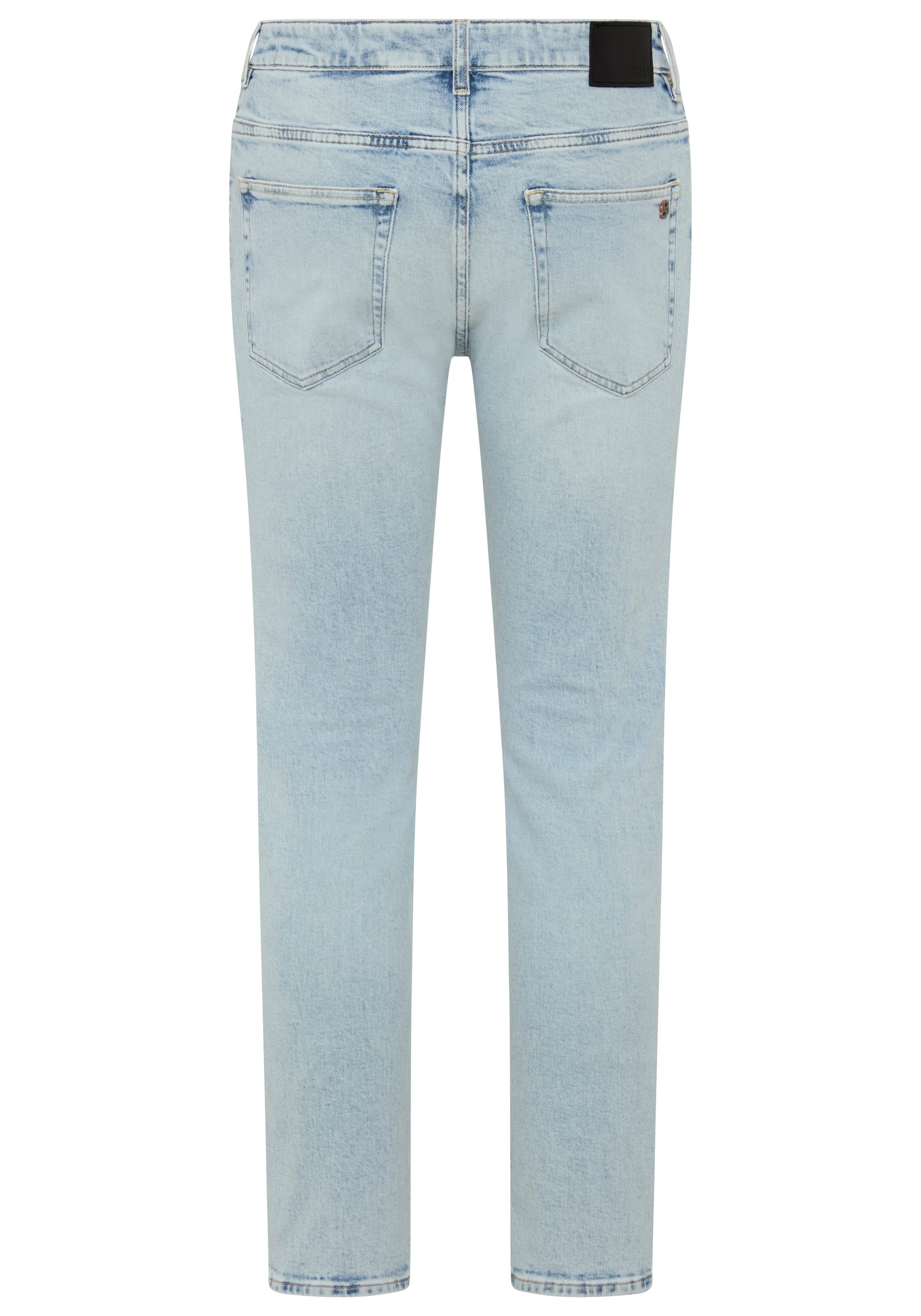 BOSS ORANGE Slim-fit-Jeans Delaware Soft-Motion-Denim Schmale Passform Mittlere Leibhöhe