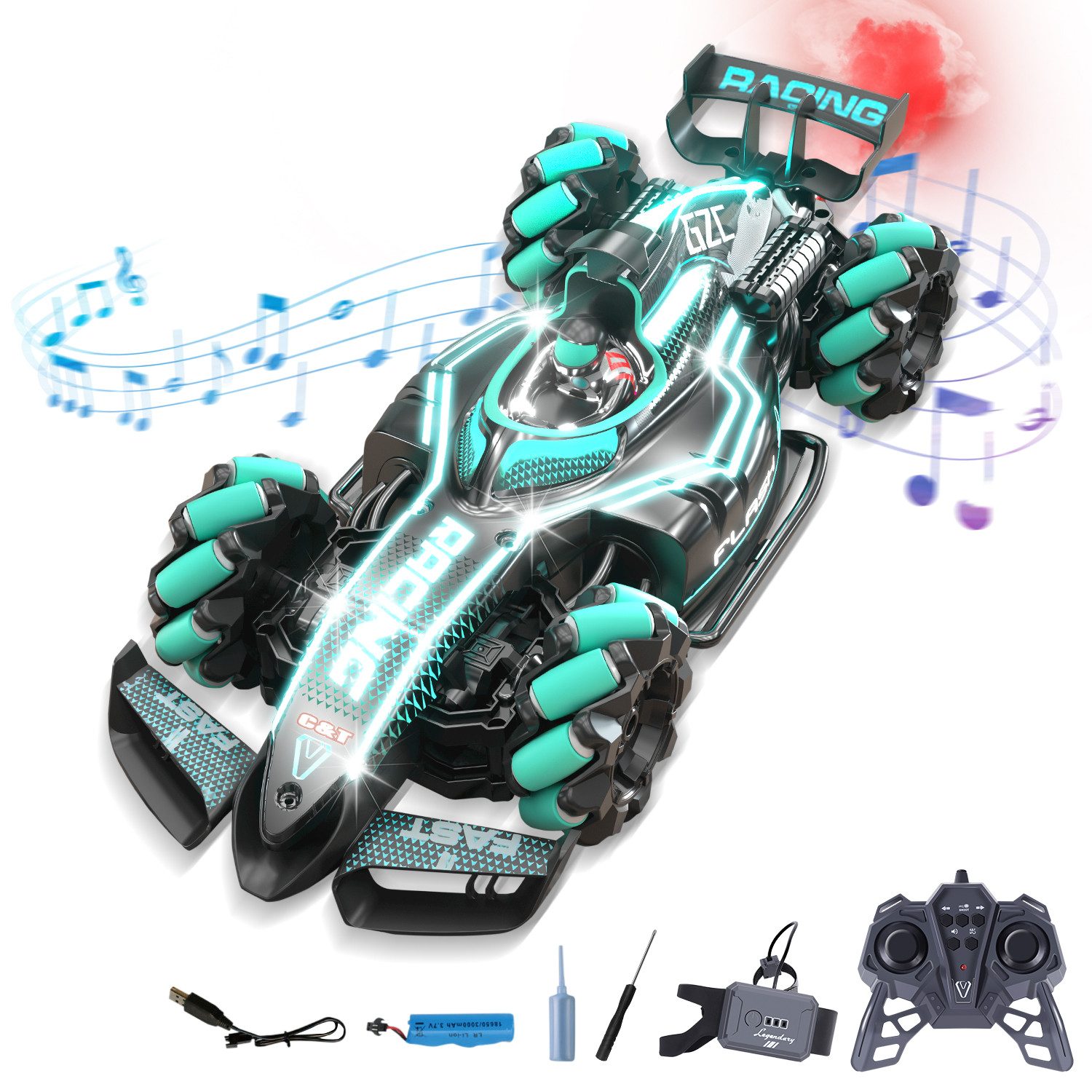 RC-Auto Ferngesteuertes Auto mit LED Lights Geschenke für Kinder