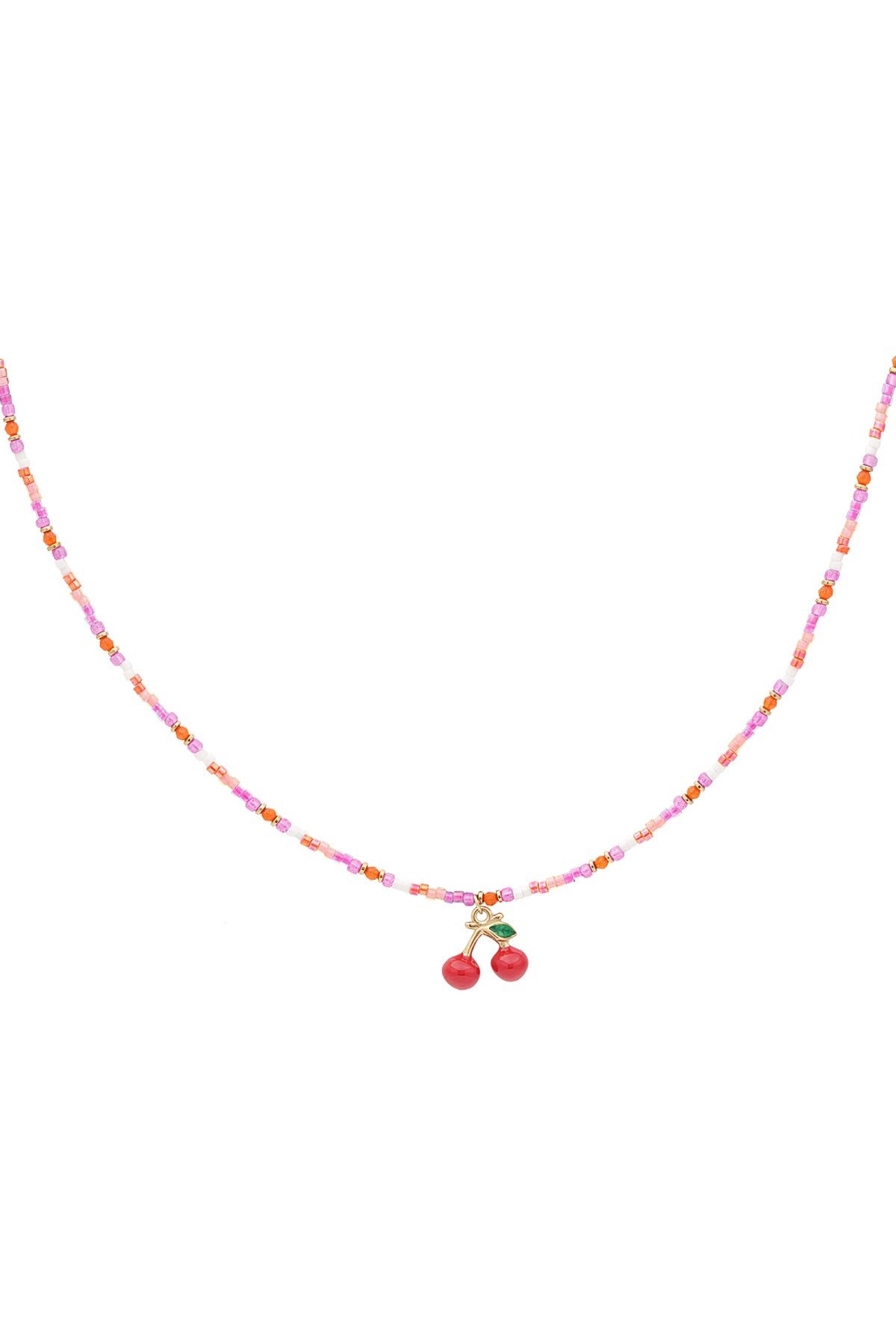 Cala Rose Edelstahlkette CHERRY BEADS