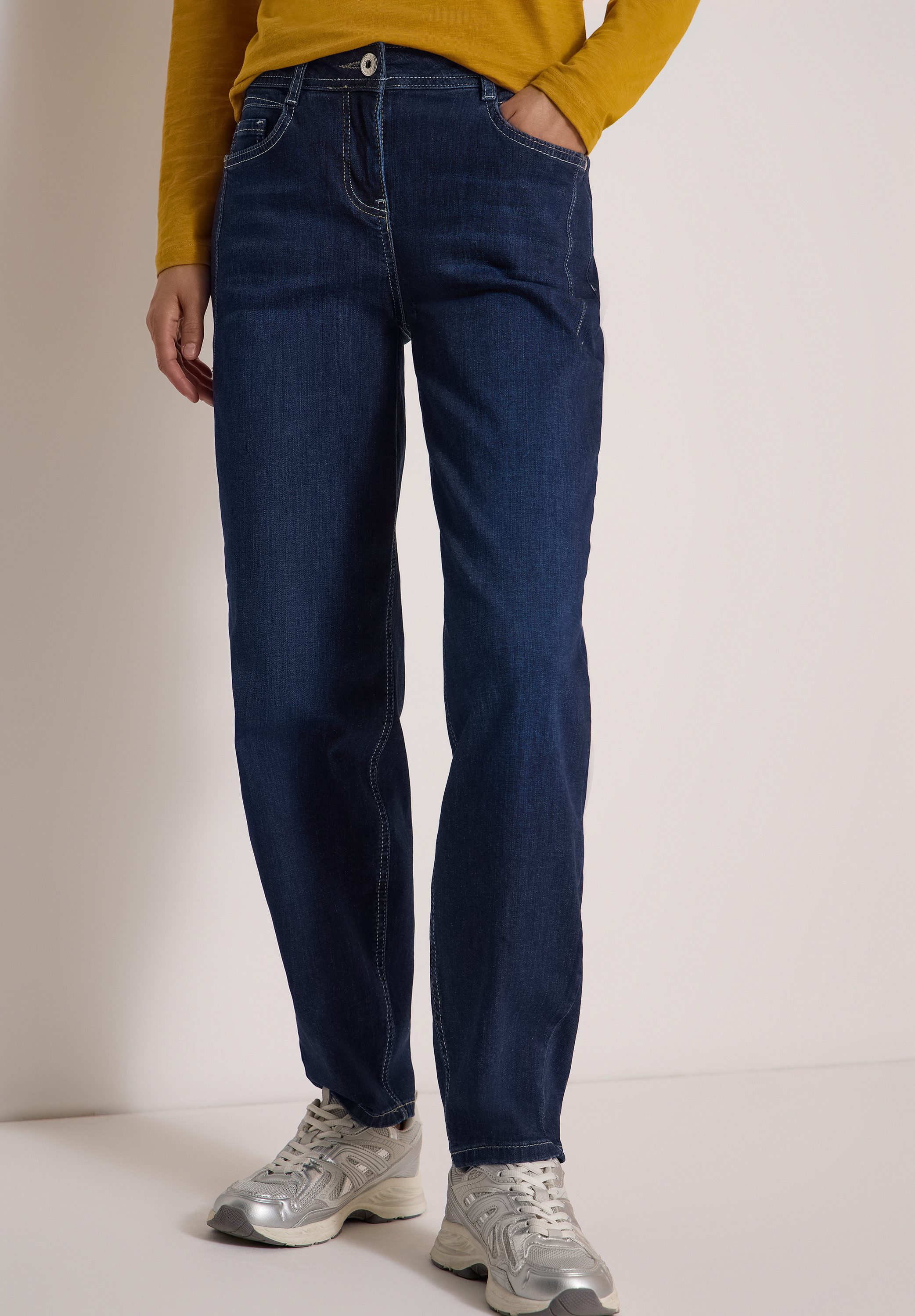 CECIL Loose-fit-Jeans Style Scarlett mit Barrel Legs / 5-Pocket / mit Stretch