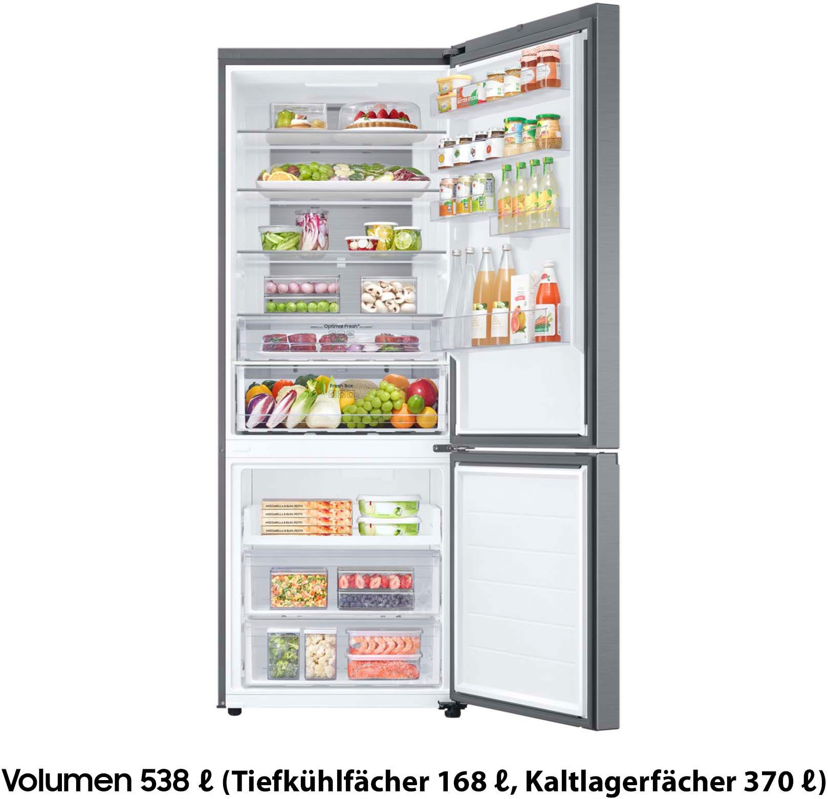 Samsung Kühl-/Gefrierkombination RB6000 RB53DG703CS9, 203 cm hoch, 75,9 cm breit, extra weit 75cm, NoFrost