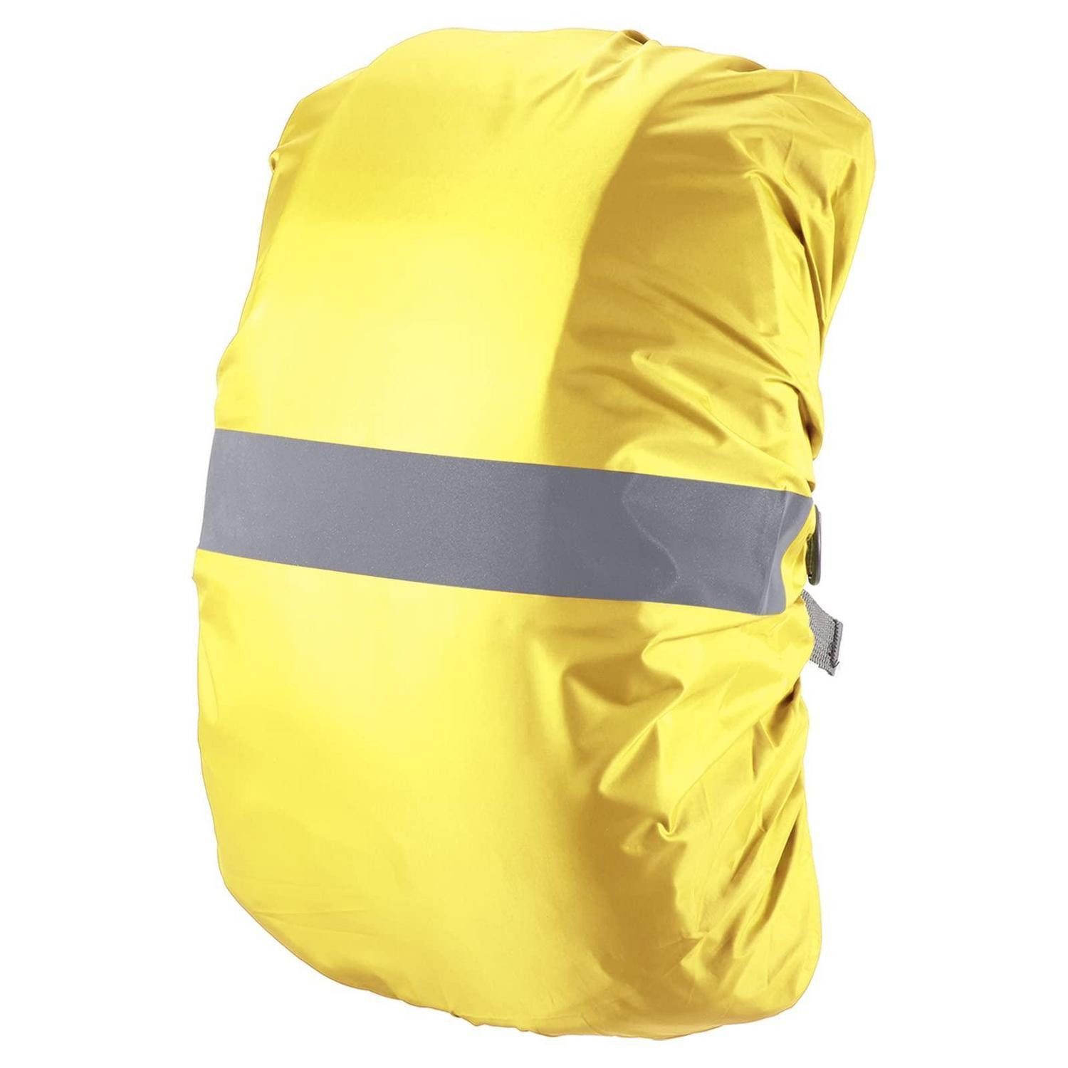 LuxusKollektion Rucksack-Regenschutz Rucksack Regenschutz XL Gelb Reflektor (1-St)