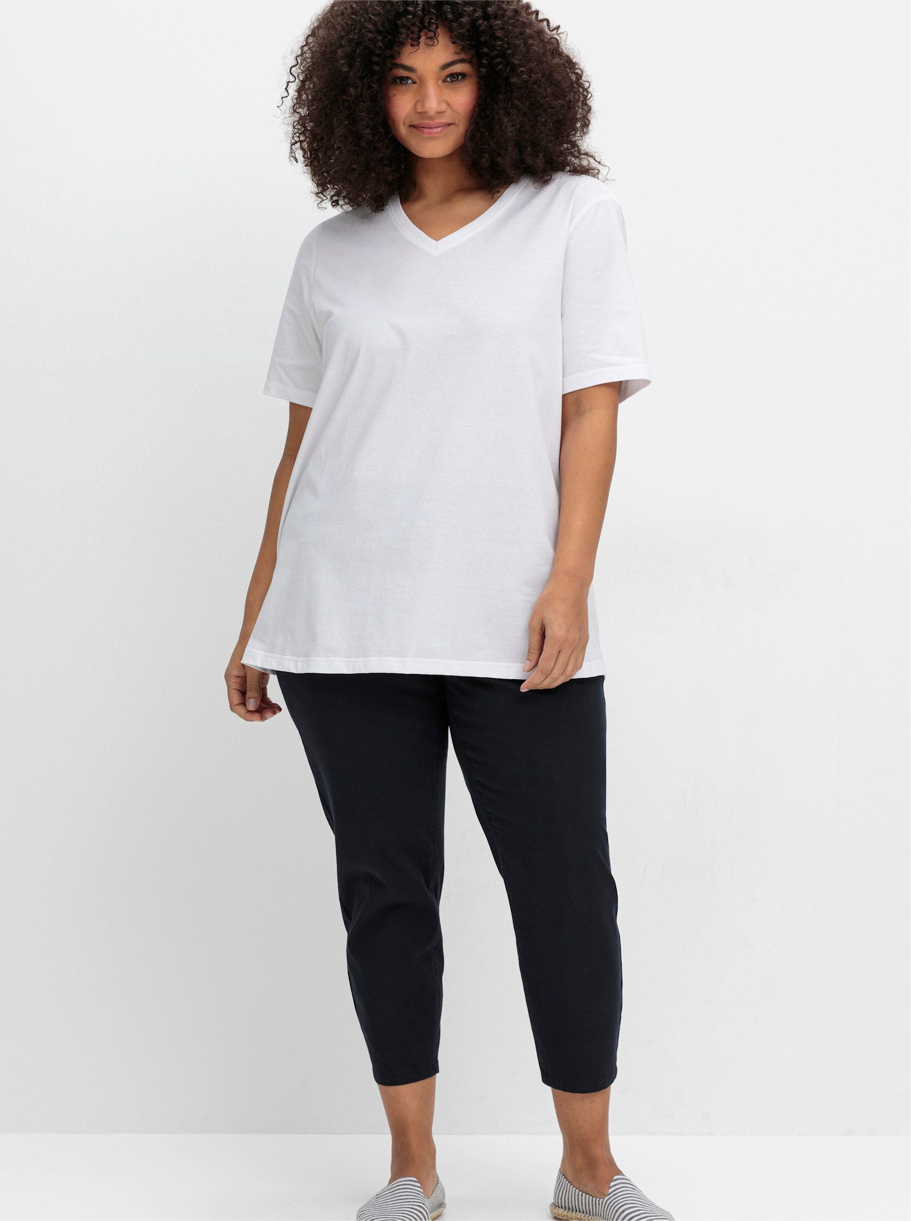 Sheego T-Shirt "T-Shirt", (1 tlg.) günstig online kaufen