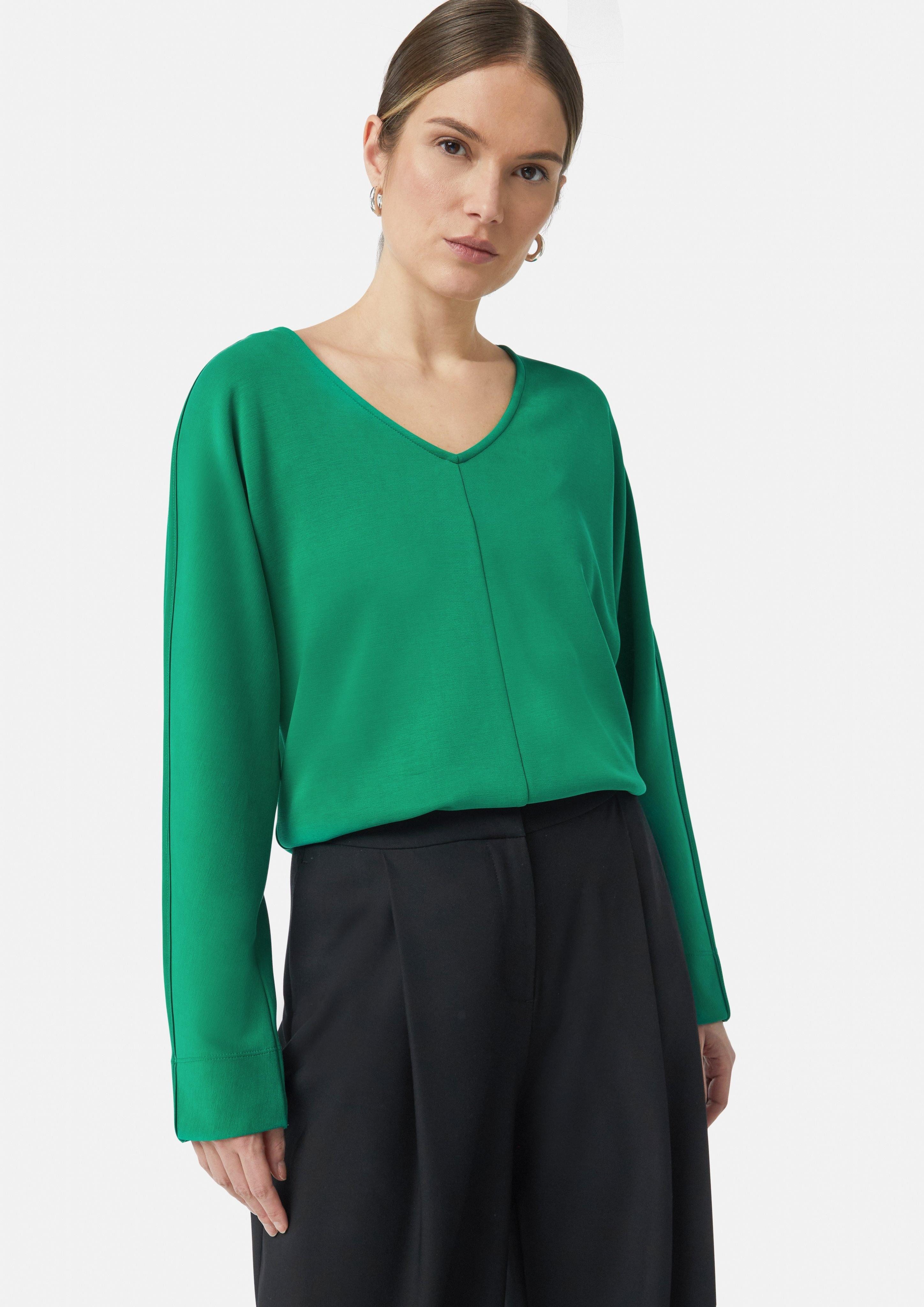 Sweatshirt Weiches Relaxed-Fit-Sweatshirt mit Fledermausärmeln