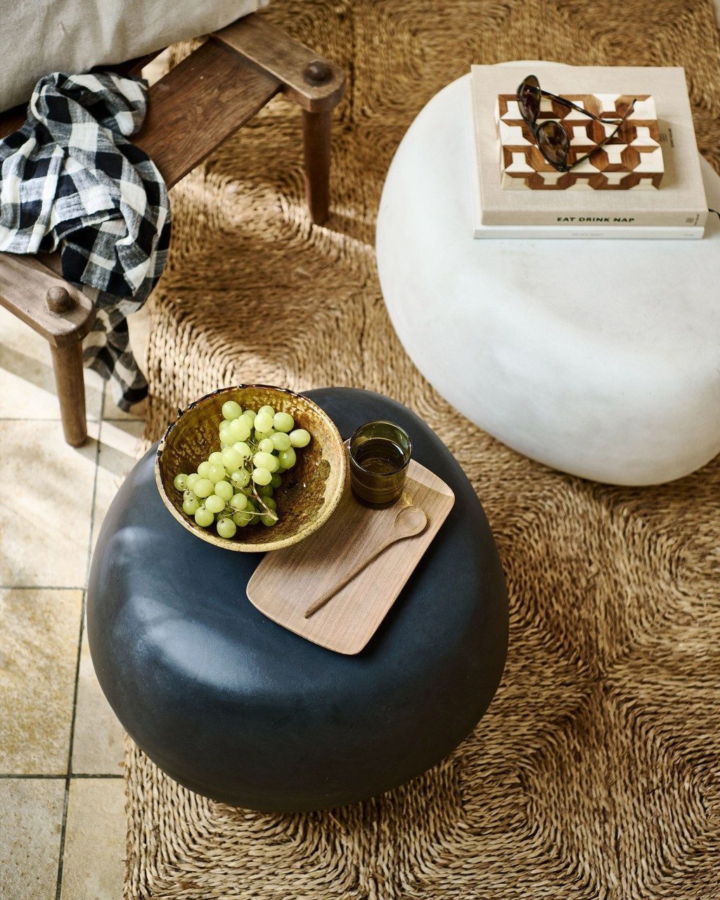 vtwonen Gartentisch Couchtisch Beistelltisch Outdoor Pebble günstig online kaufen