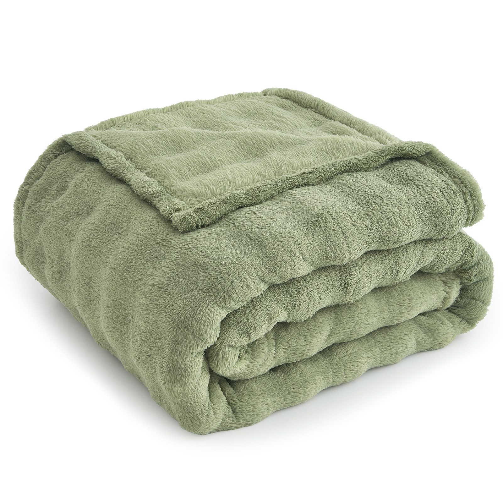 Wohndecke Kuscheldecke 150x200 weiß, Fleecedecke weich, Topfinel, dicke Dec günstig online kaufen